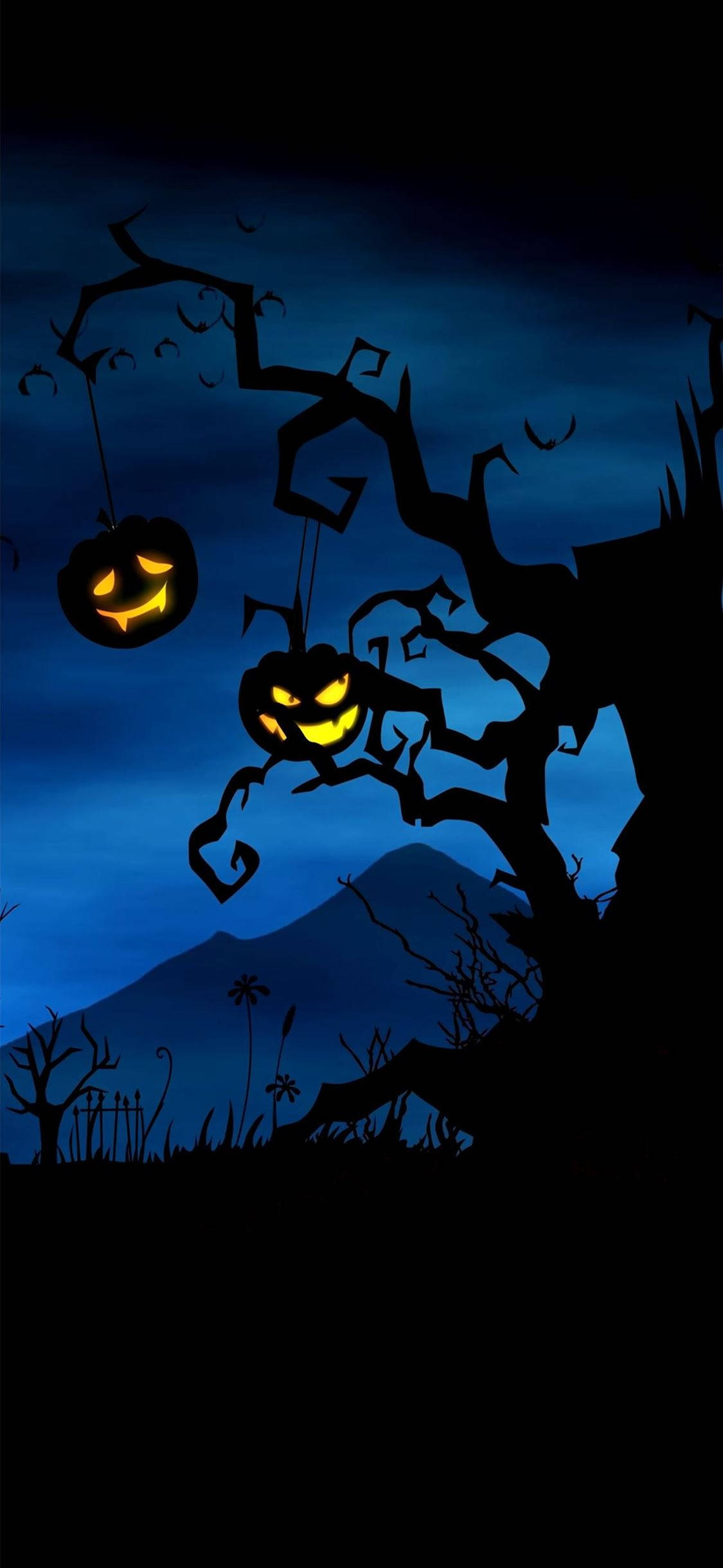 ป่าผีสิง Halloween iPhone วอลเปเปอร์