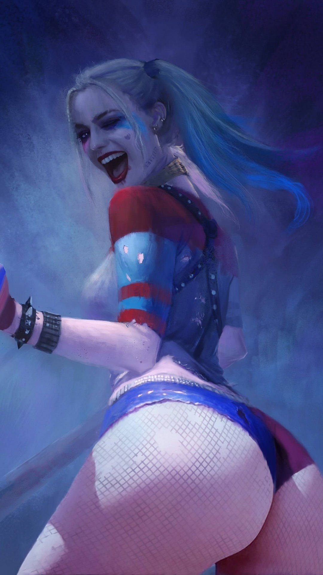 ภาพเซ็กซี่ของ Harley Quinn ความละเอียด 4K วอลเปเปอร์
