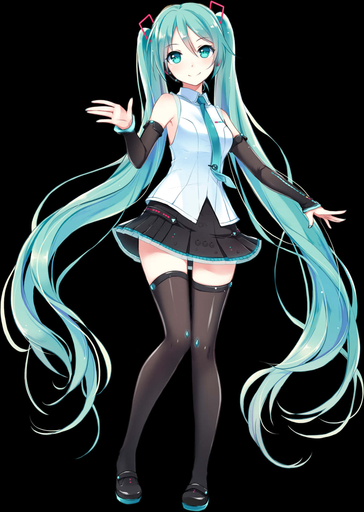 โพสท่า Hatsune Miku Virtual Diva วอลเปเปอร์