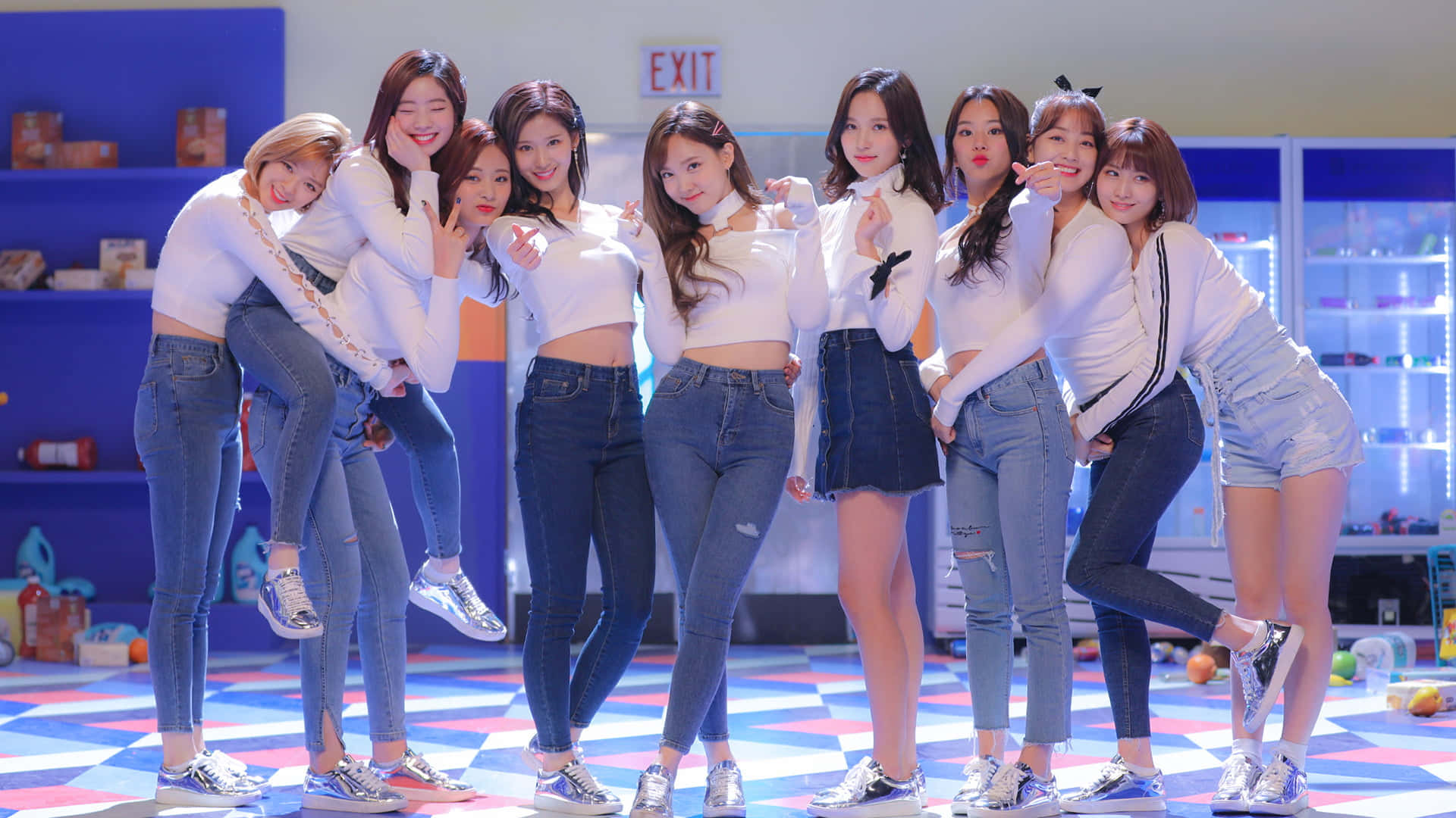วอลเปเปอร์ HD สวยงามของวง Twice วอลเปเปอร์