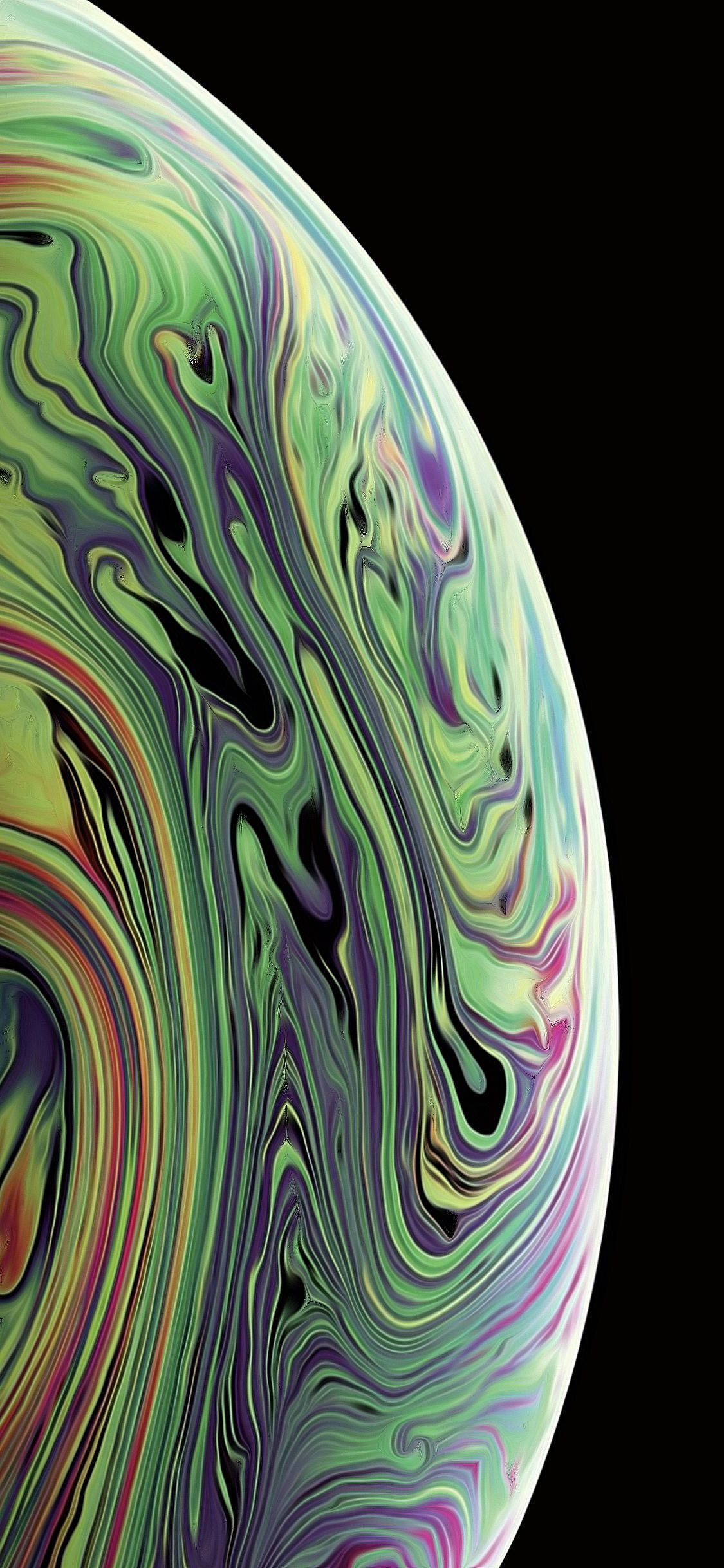 Heavy Yellow-Green iPhone Xs วอลเปเปอร์