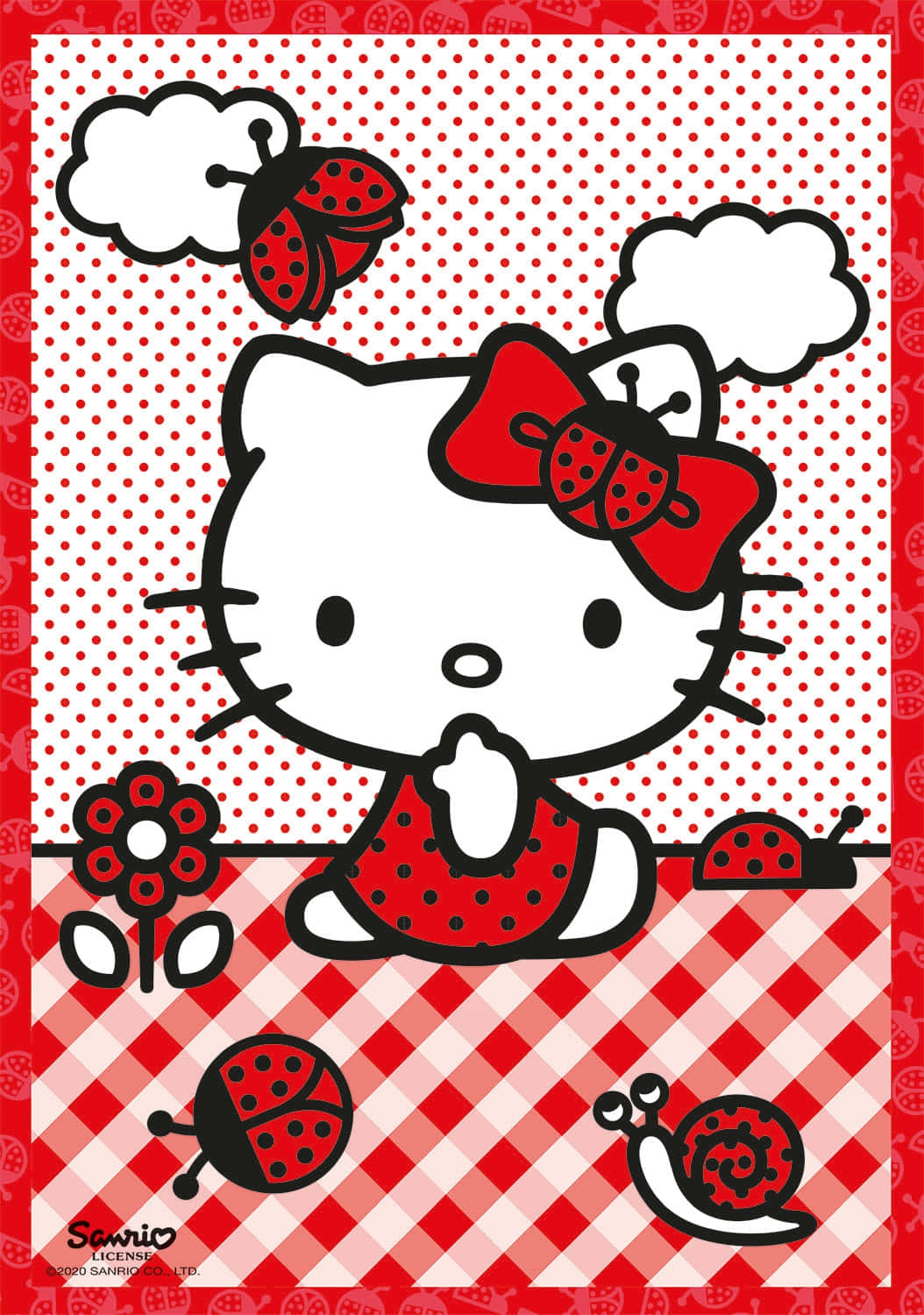 น่ารักและหวาน Hello Kitty วอลเปเปอร์