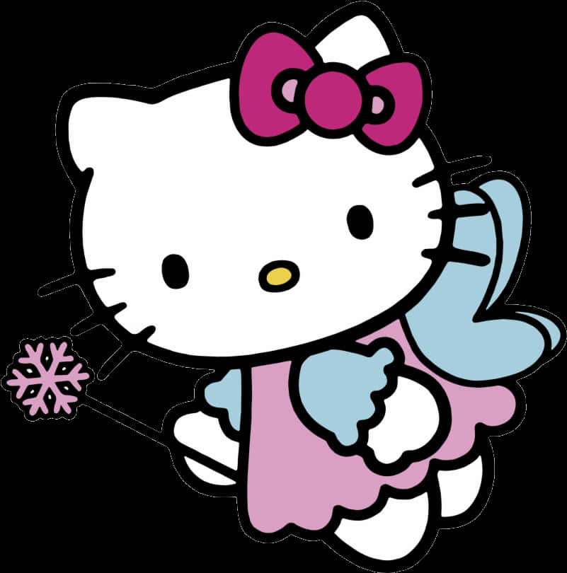 วอลเปเปอร์ธีมฤดูหนาว Hello Kitty วอลเปเปอร์