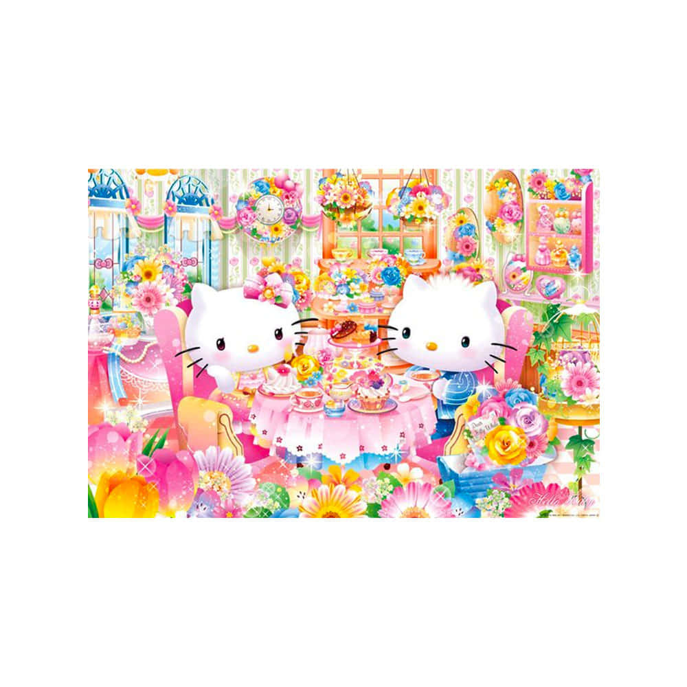 Hello Kitty ไปเดท Sanrio Pfp วอลเปเปอร์