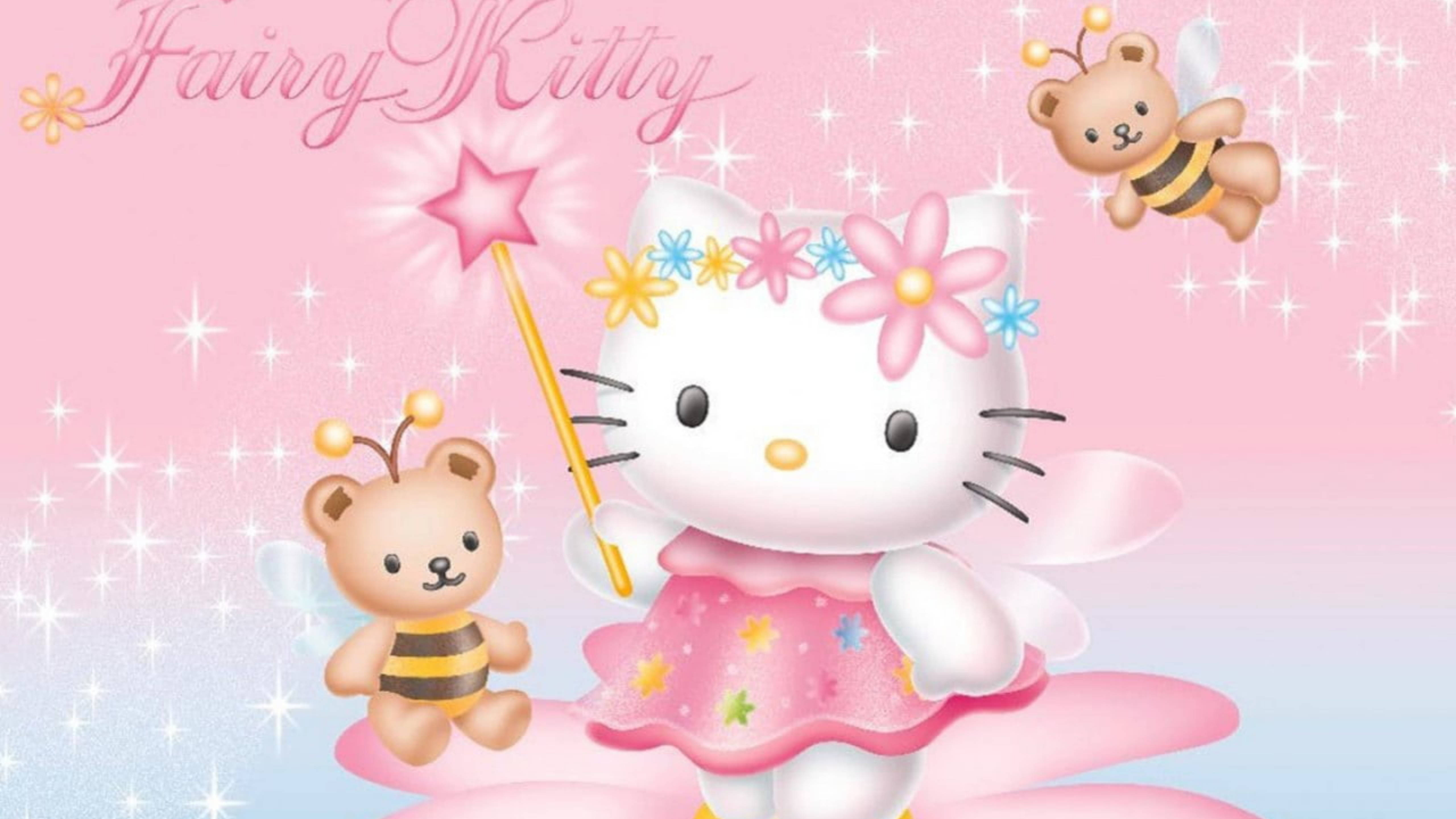Hello Kitty นางฟ้าสีชมพู วอลเปเปอร์