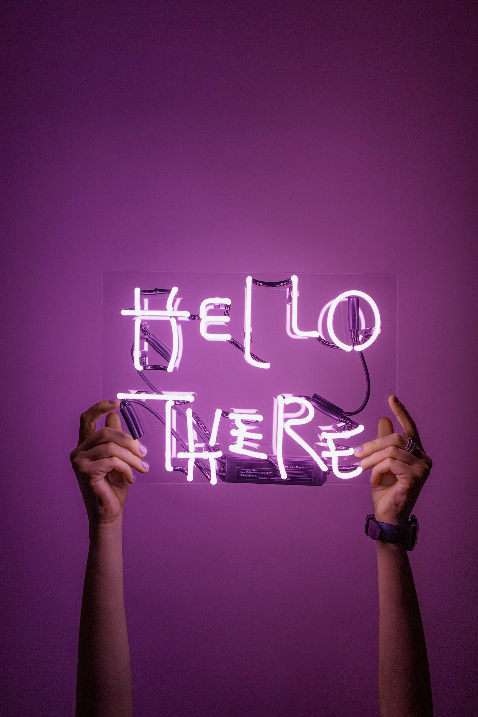 Hello There นีออน iPhone วอลเปเปอร์