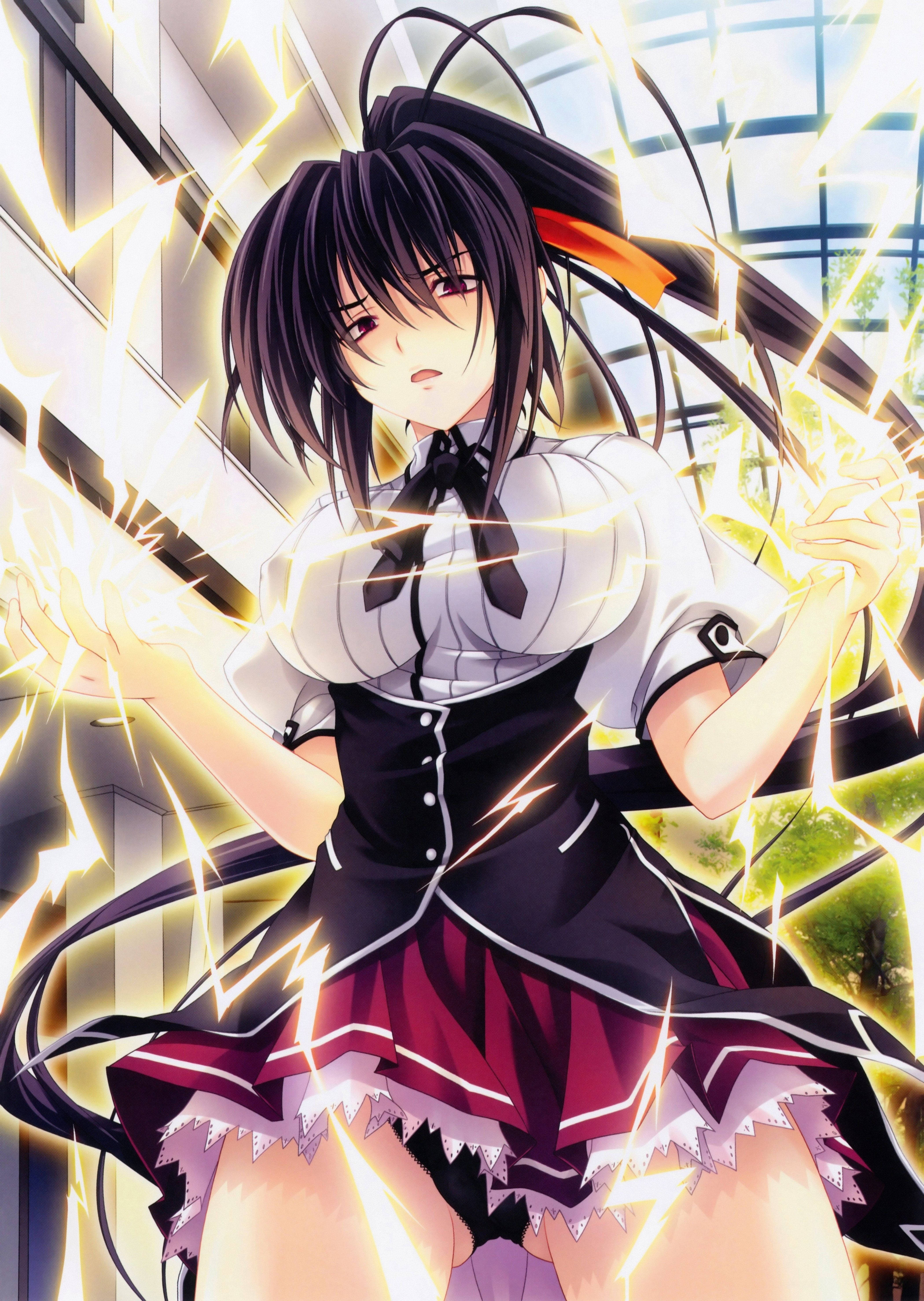 อาเคโน่ สายฟ้า Highschool DxD วอลเปเปอร์
