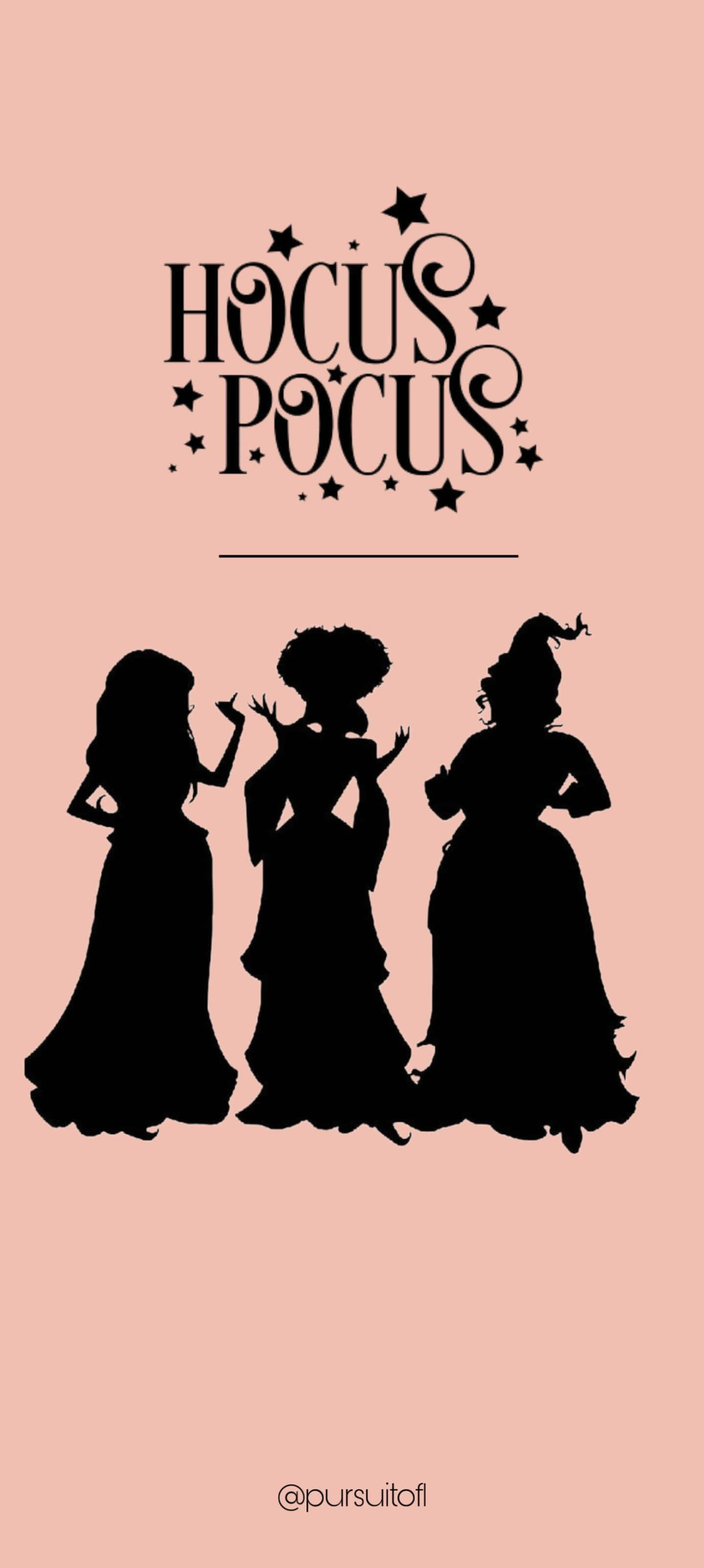 Hocus Pocus ภาพเงา iPhone วอลเปเปอร์