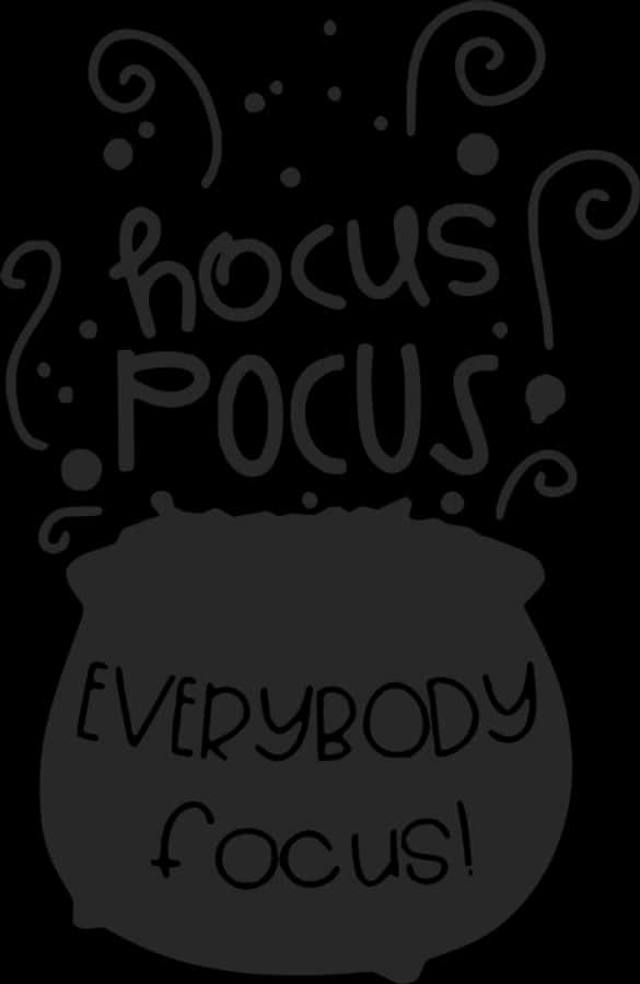 โฟกัสทุกคนแบบกราฟิก Hocus Pocus วอลเปเปอร์