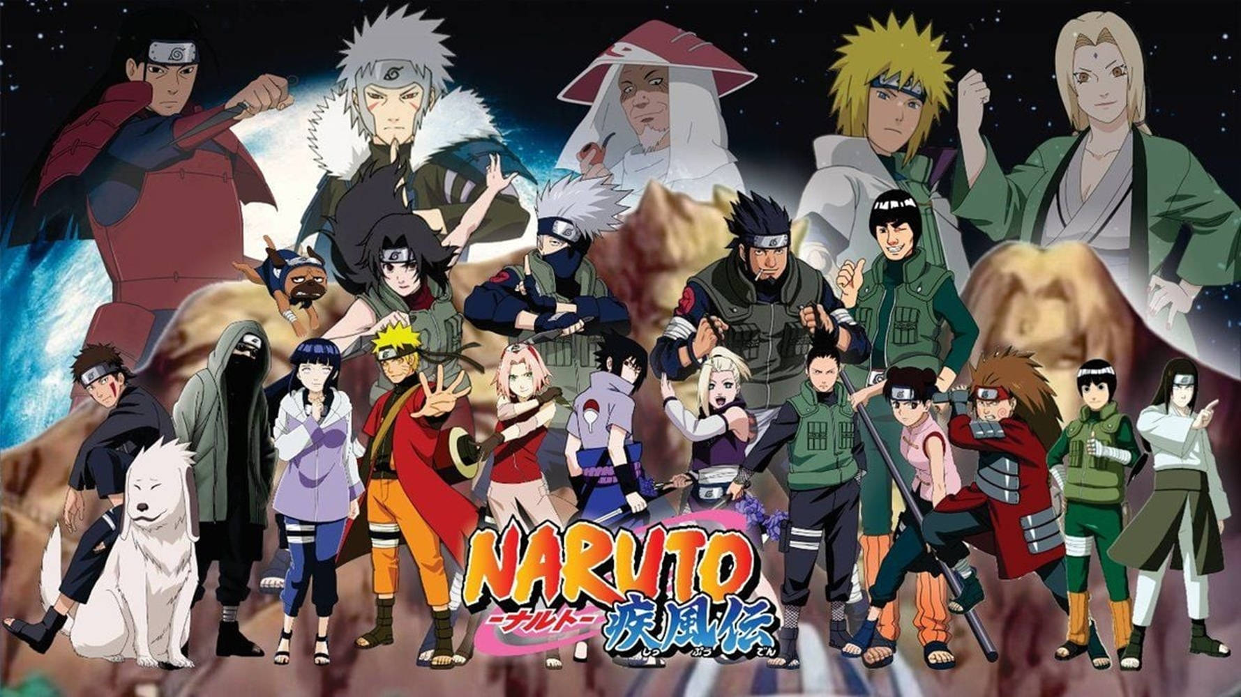 Hokage แห่ง Shippuden Naruto สำหรับแล็ปท็อป วอลเปเปอร์