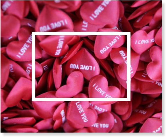 หัวใจสีแดง I Love You คอนเฟตติ วอลเปเปอร์