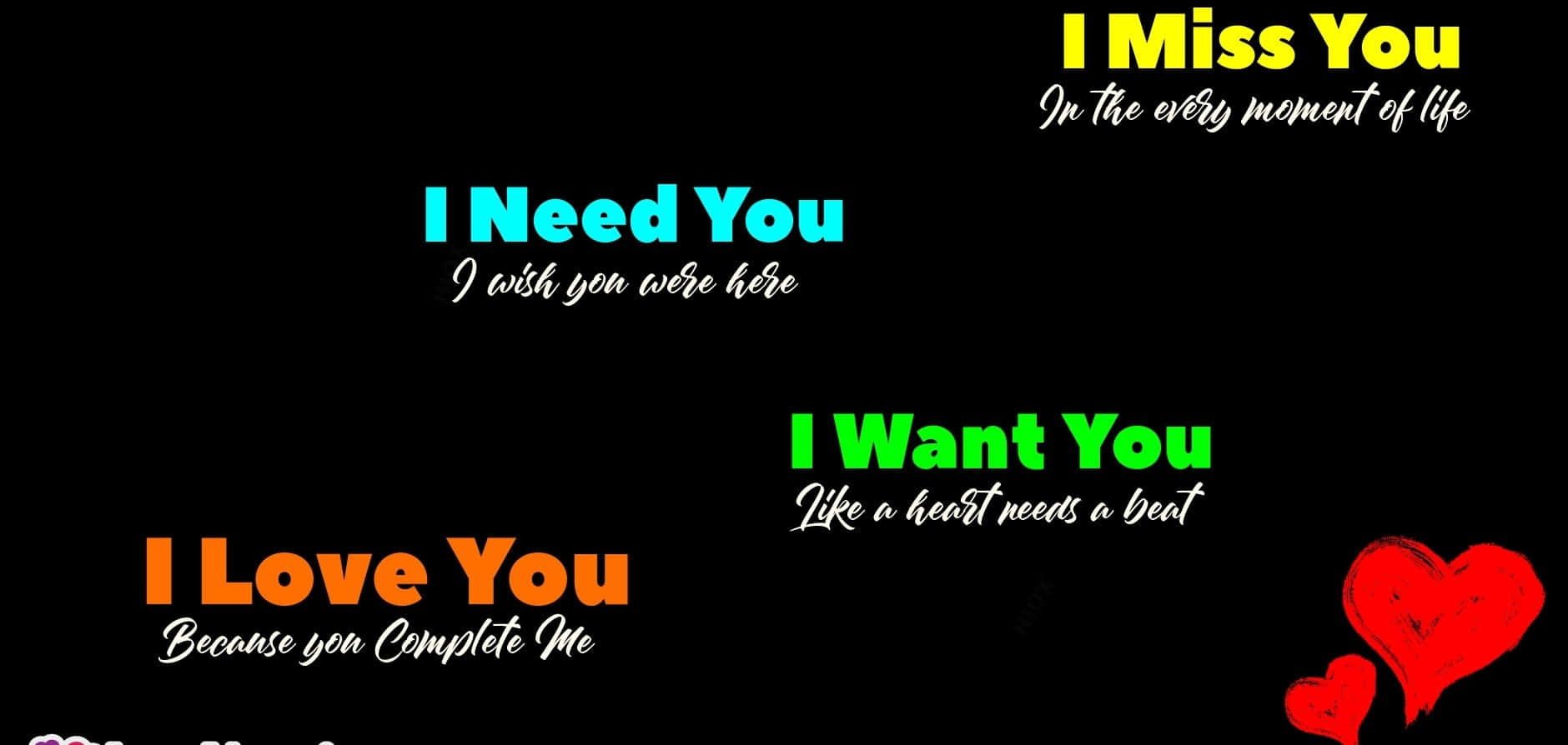 กระจายความรักกับวอลเปเปอร์ I Love You สุดโรแมนติก วอลเปเปอร์