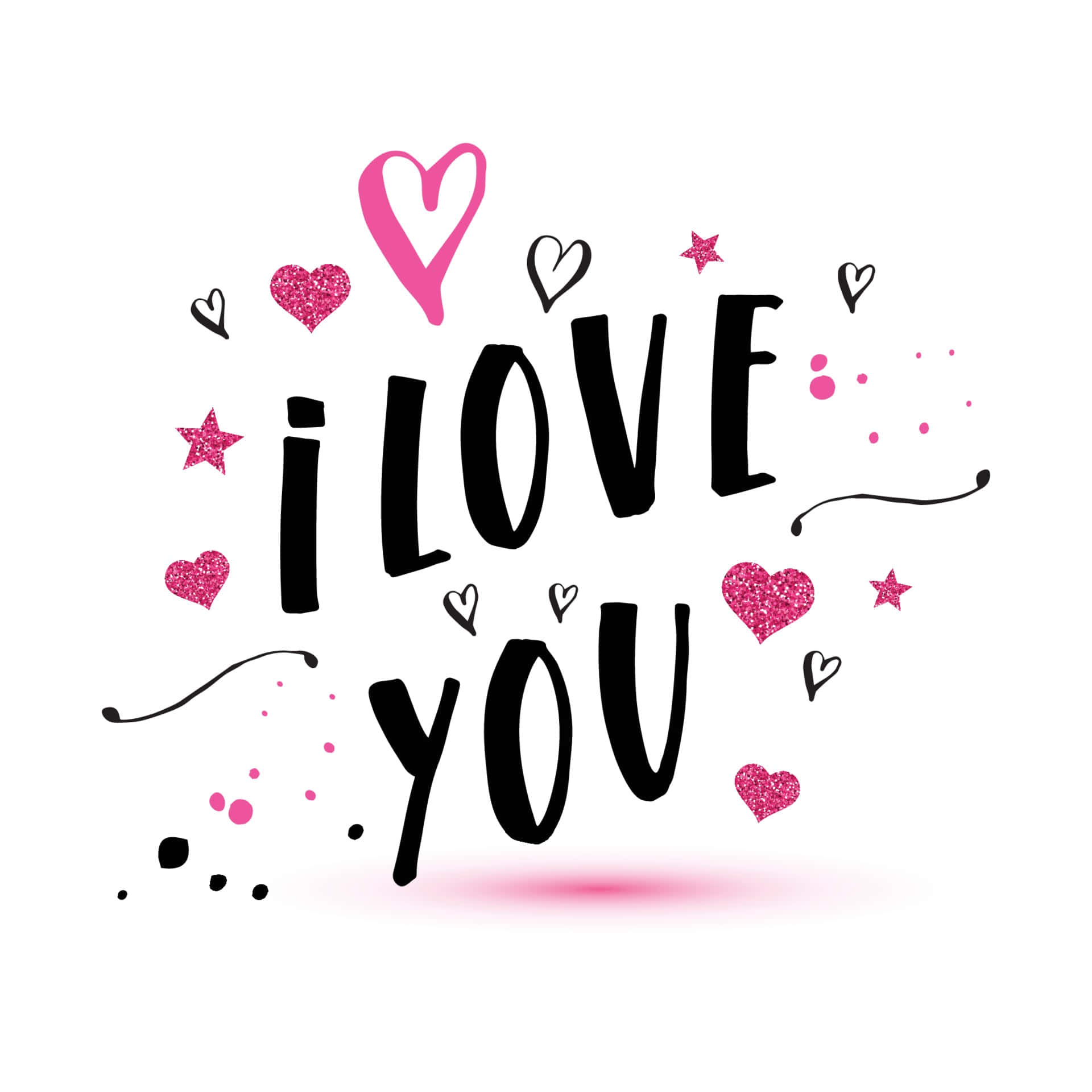 แสดงความรัก "I Love You" วอลเปเปอร์