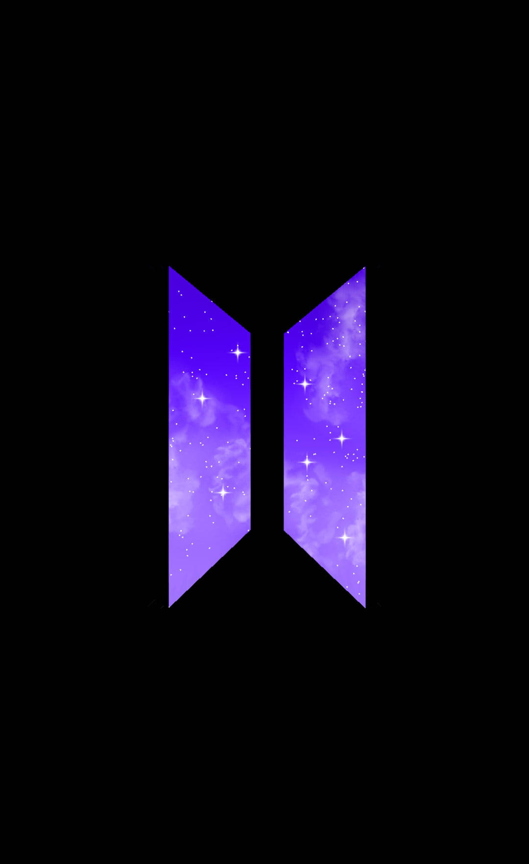 I Purple You พร้อมโลโก้ BTS — Bts วอลเปเปอร์