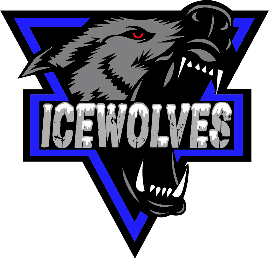 Ice Wolves_ ทีม_ โลโก้ วอลเปเปอร์