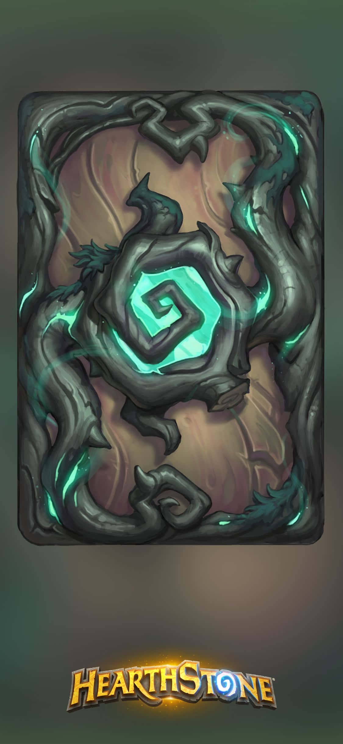 ในป่ามืด พื้นหลัง Hearthstone iPhone XS วอลเปเปอร์