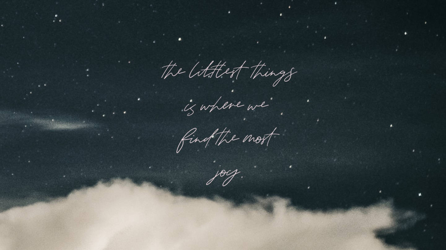 Indie Aesthetic Laptop The Littlest Things วอลเปเปอร์