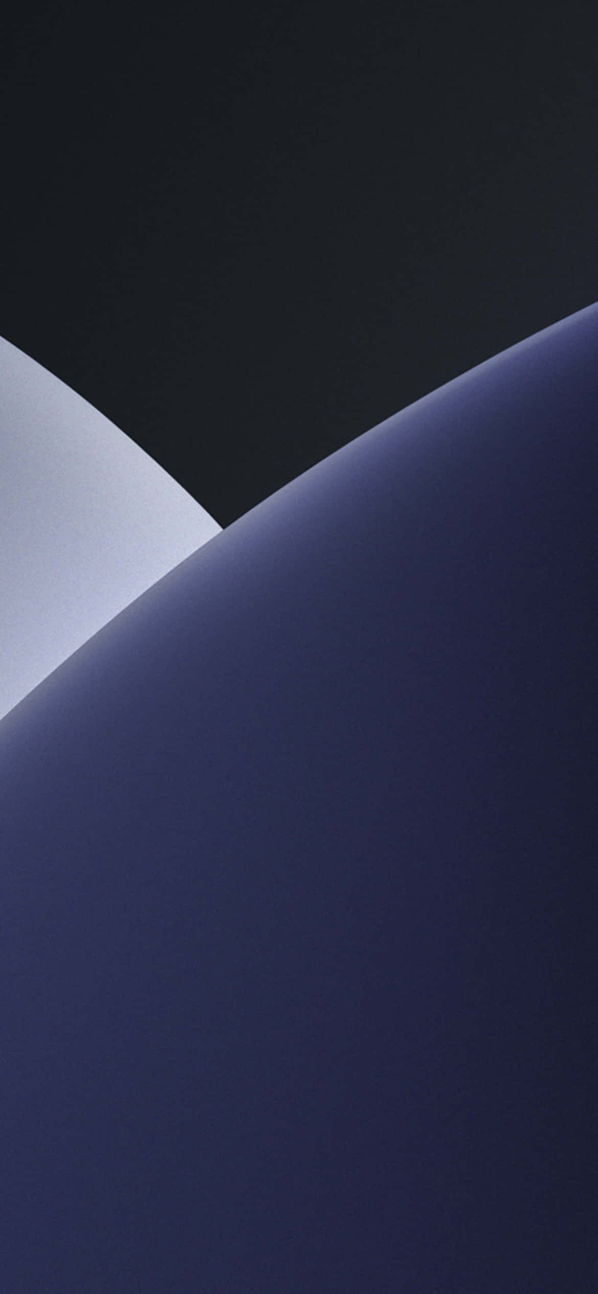 พื้นหลัง iOS 13 สีดำเทา วอลเปเปอร์