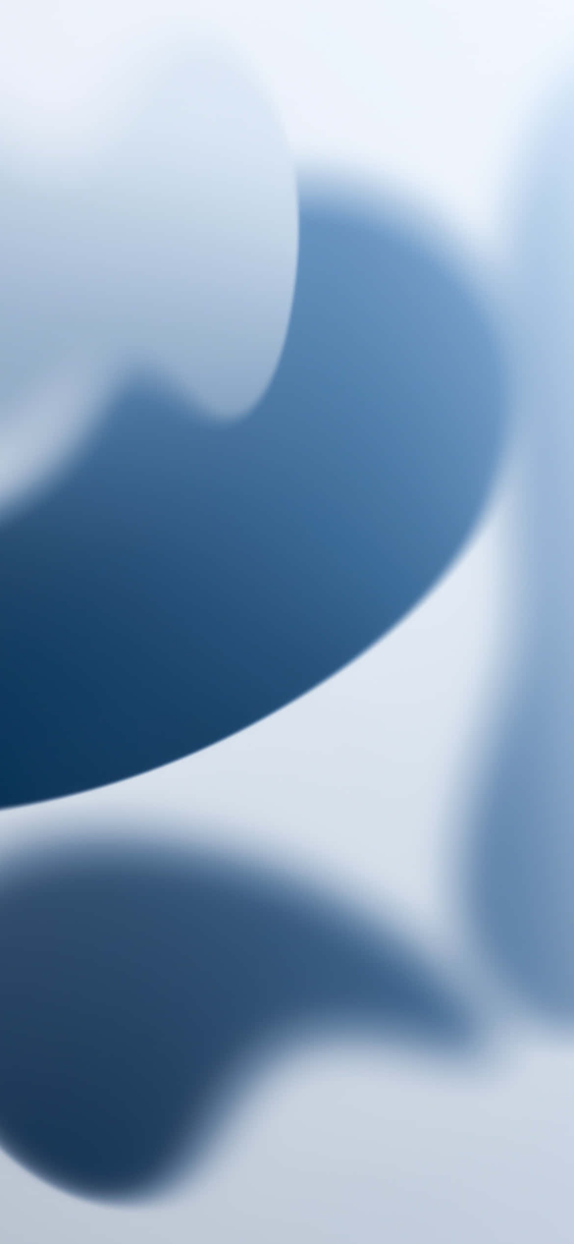พื้นหลัง iOS 13 สีเทาซิลค์ วอลเปเปอร์