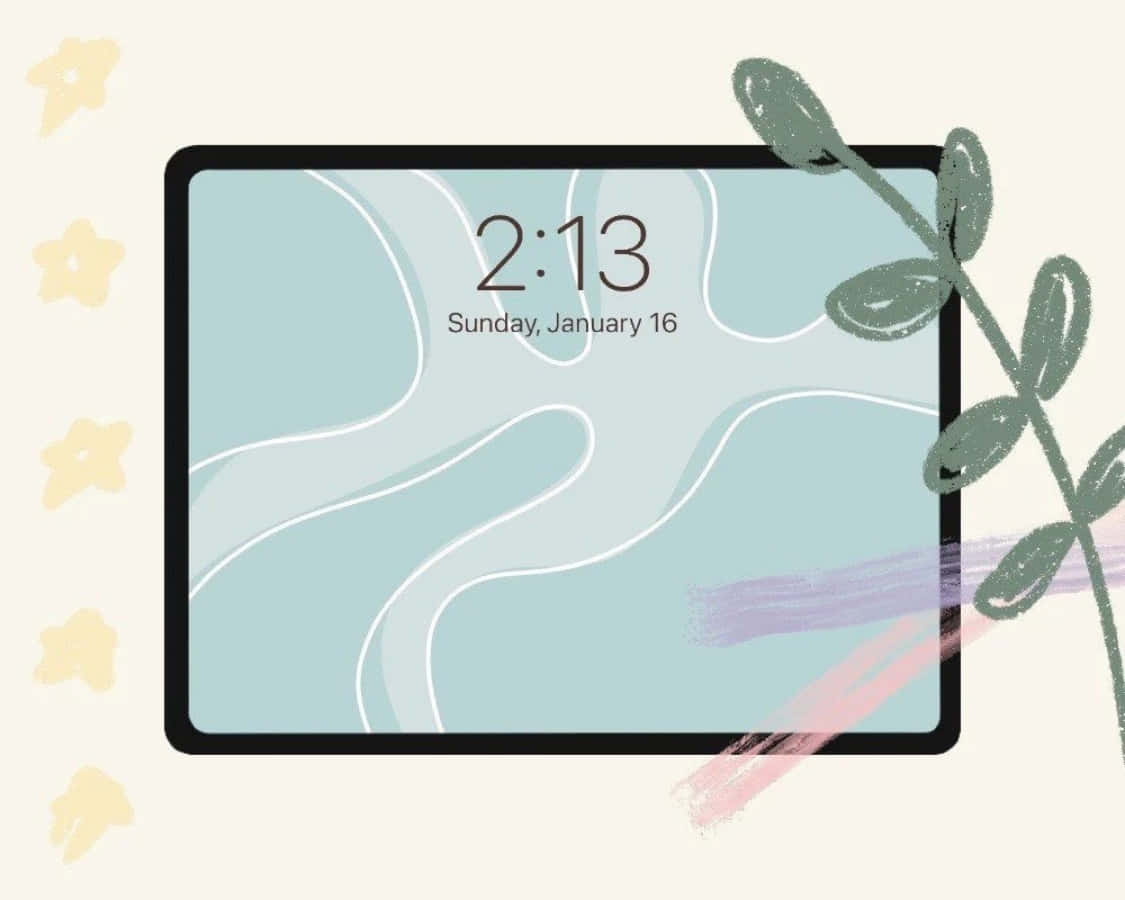 iPad สวยงามสไตล์อาร์ต เหมาะสำหรับการท่องเว็บและแสดงภาพถ่าย วอลเปเปอร์