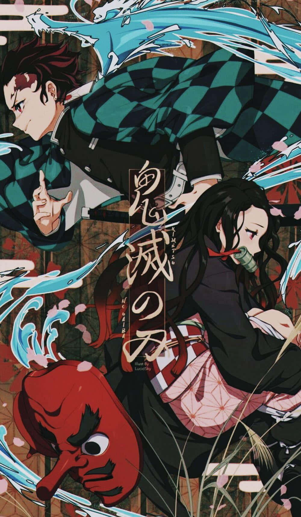 เพลิดเพลินกับการเดินทางสุดระทึกของทันจิโร่กับ iPad Demon Slayer ของคุณ! วอลเปเปอร์