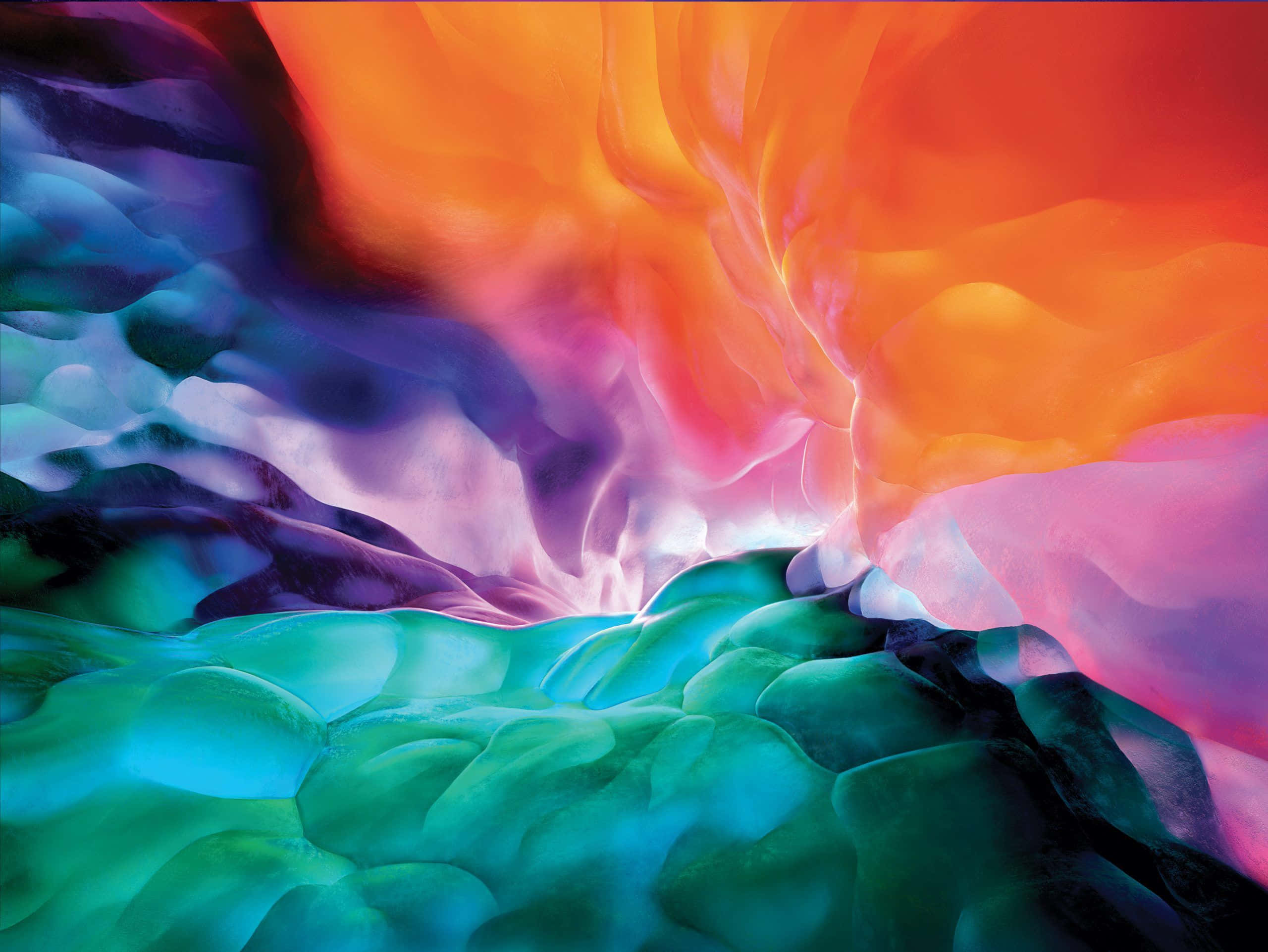 iPad Pro สุดเท่ ลายนามธรรมเรียบเนียน วอลเปเปอร์
