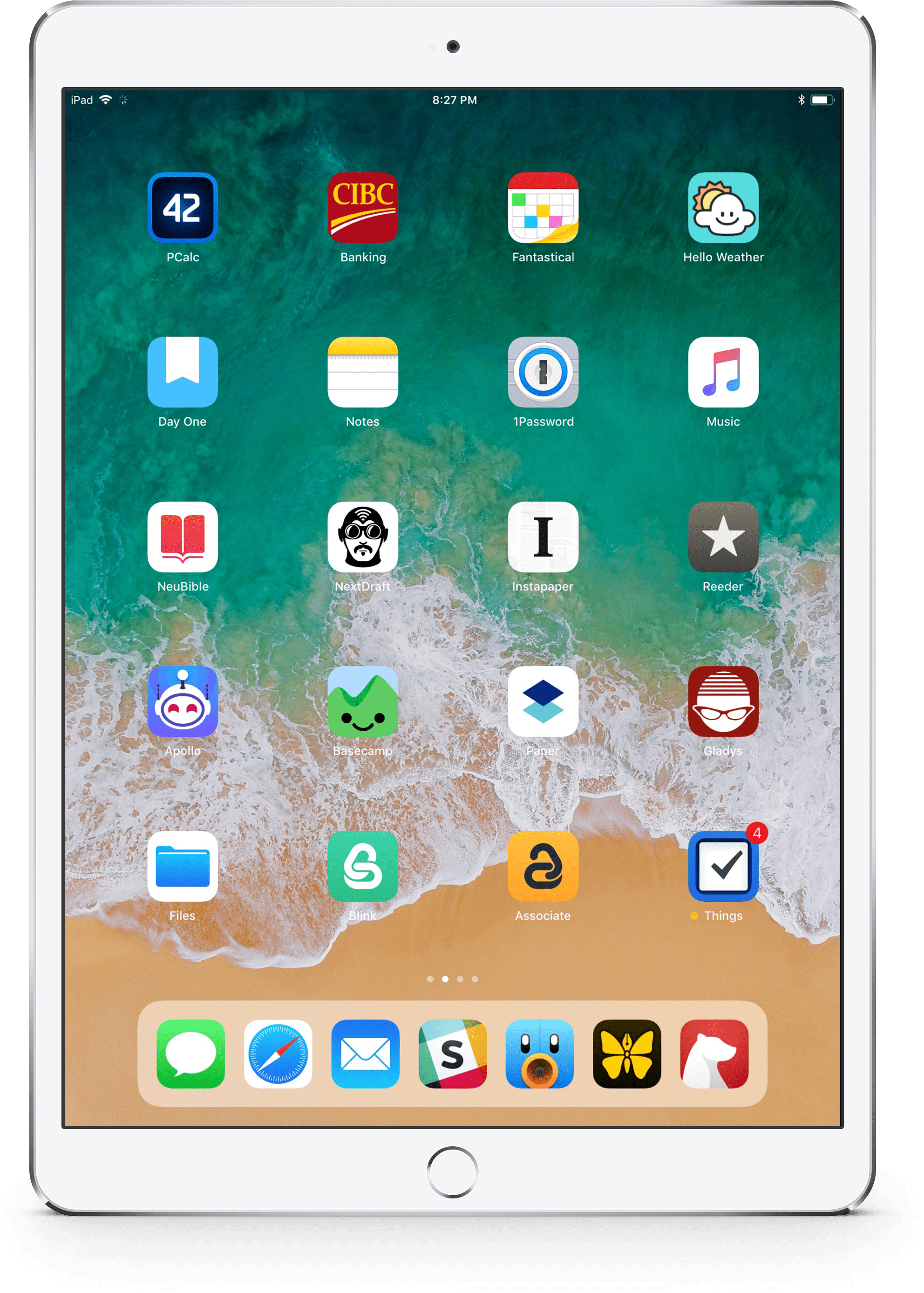 หน้าจอหลัก iPad Pro วอลเปเปอร์