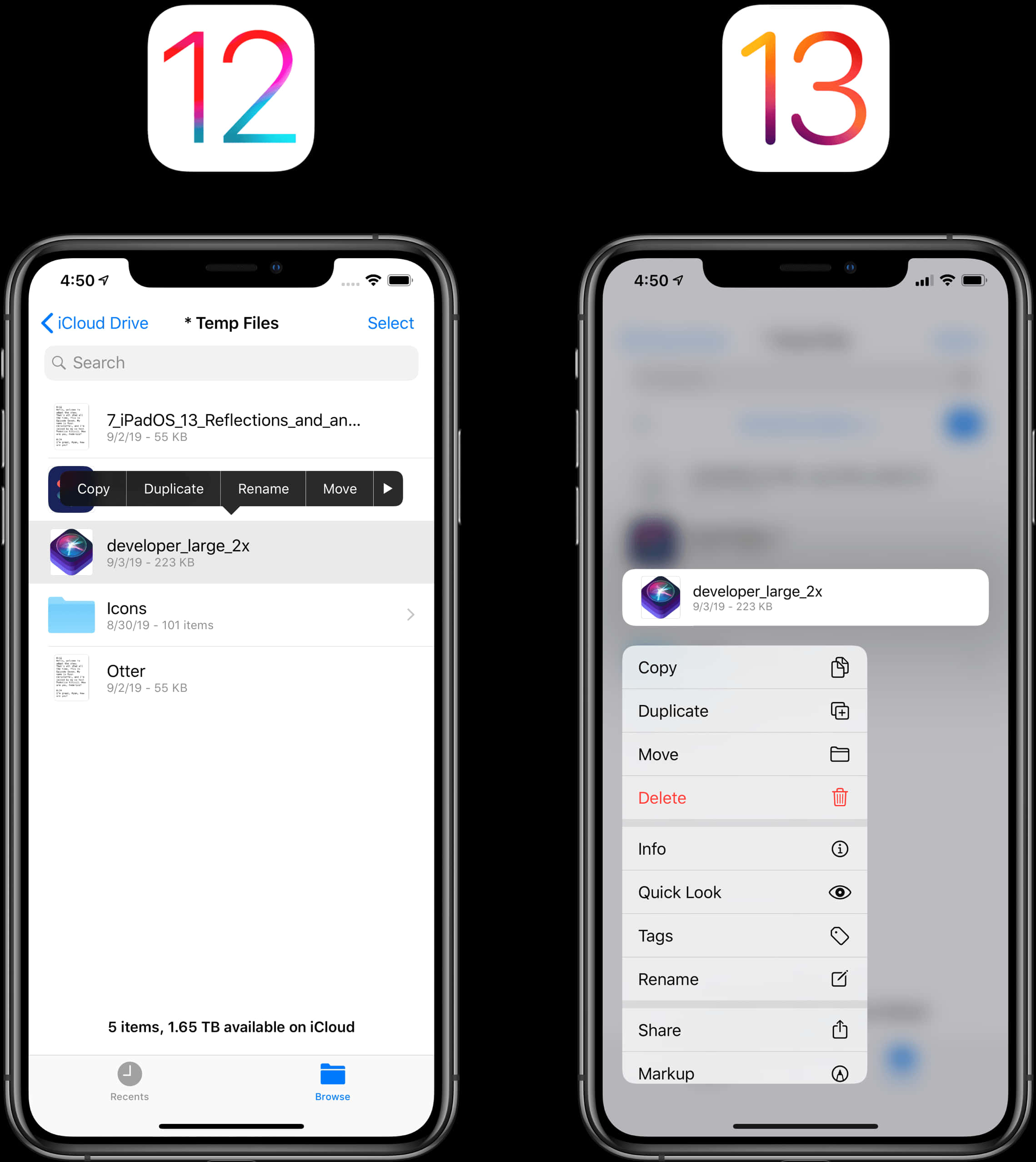 เปรียบเทียบ iPhone 12 กับ 13 วอลเปเปอร์