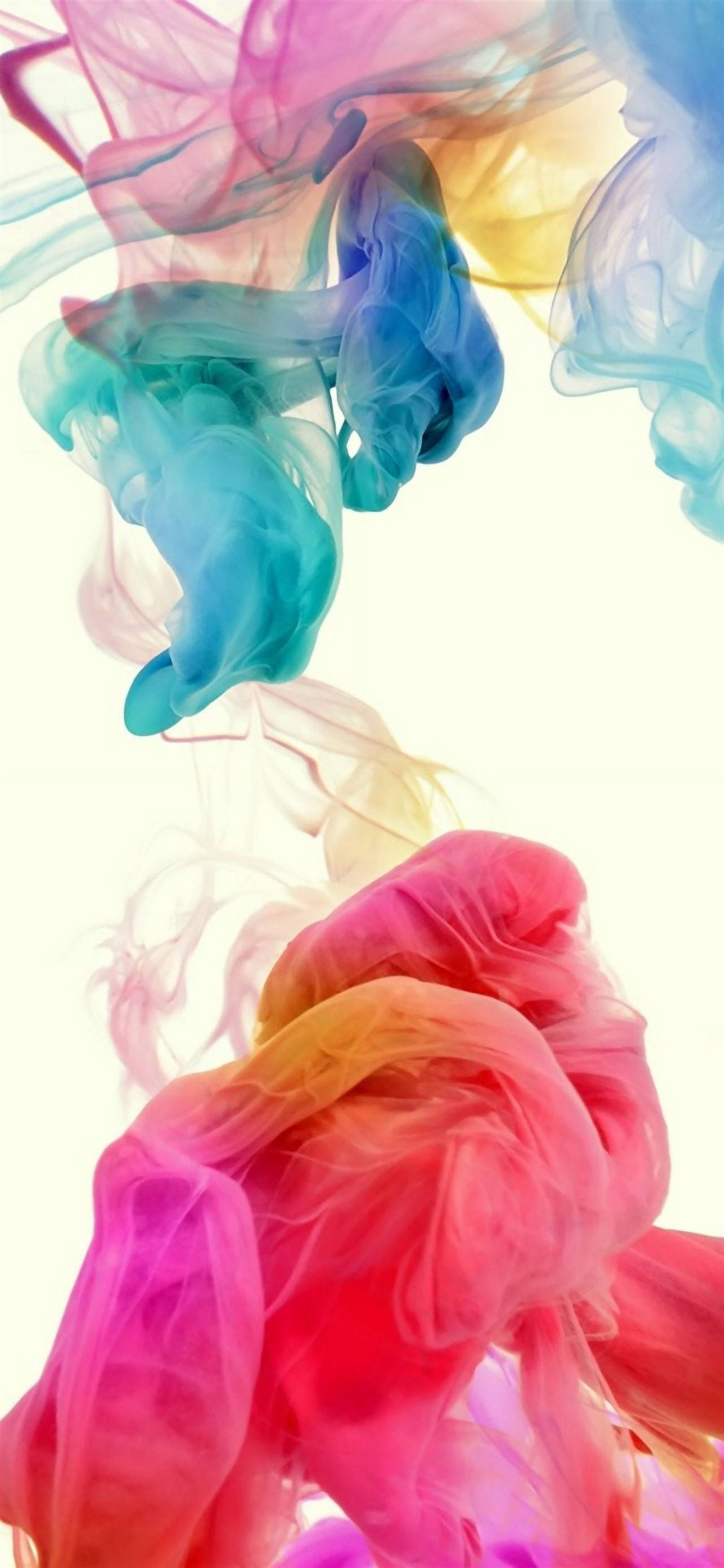 iPhone 12 Pro สีสันควันหลากสี วอลเปเปอร์