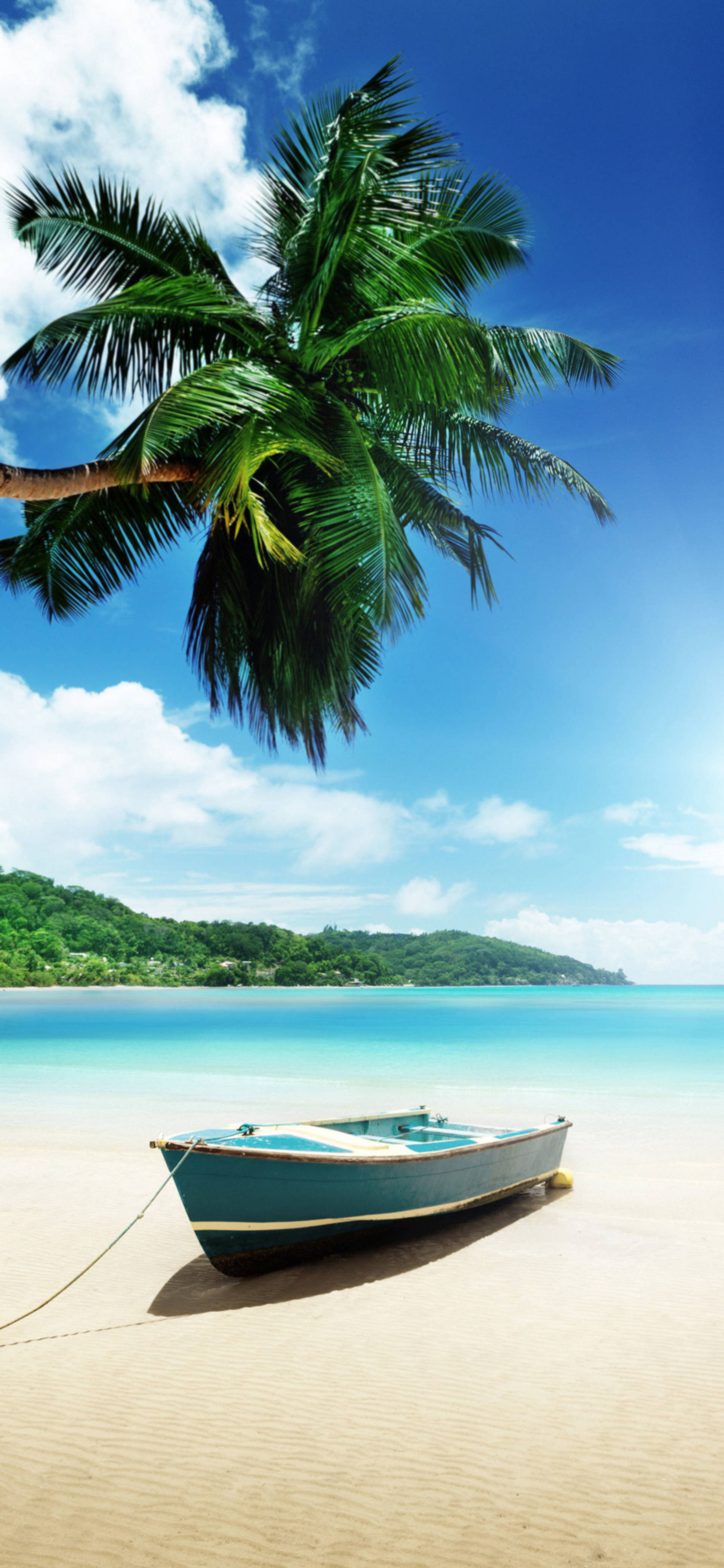 "สัมผัสประสบการณ์ภาพสวยตระการตาบน iPhone 13 Pro Max - ธีมชายหาดเขตร้อน" วอลเปเปอร์