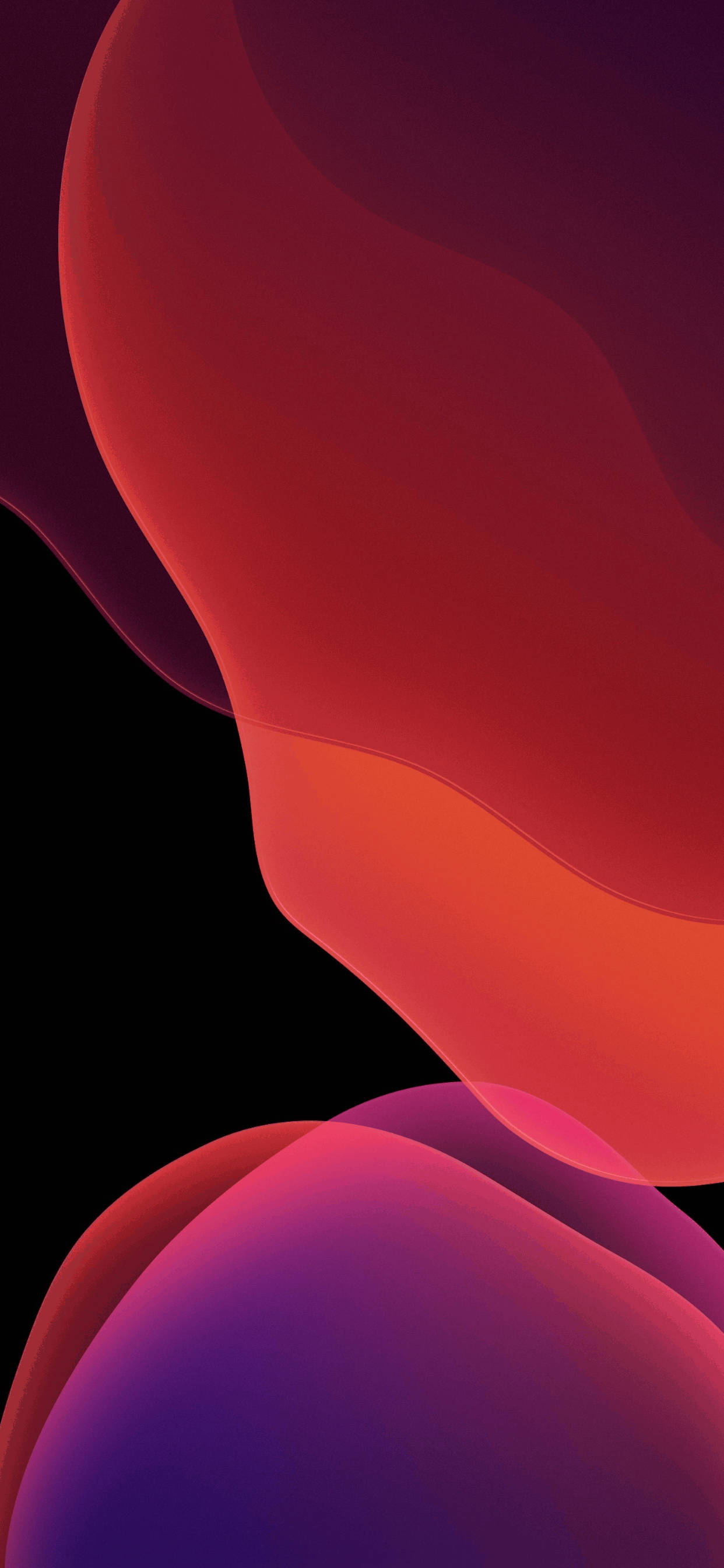 วอลเปเปอร์ iPhone สีแดงและม่วง วอลเปเปอร์