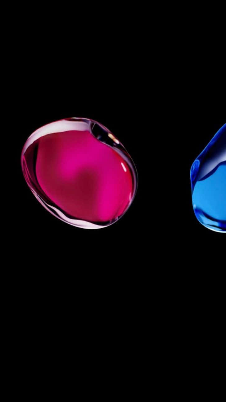 อัญมณีสีน้ำเงินและม่วงแดง iPhone 7 Plus Live วอลเปเปอร์