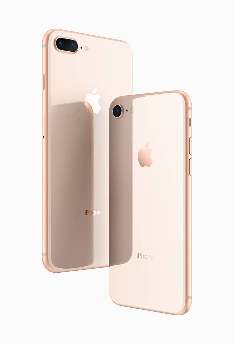 iPhone 8 Rose Gold วอลเปเปอร์