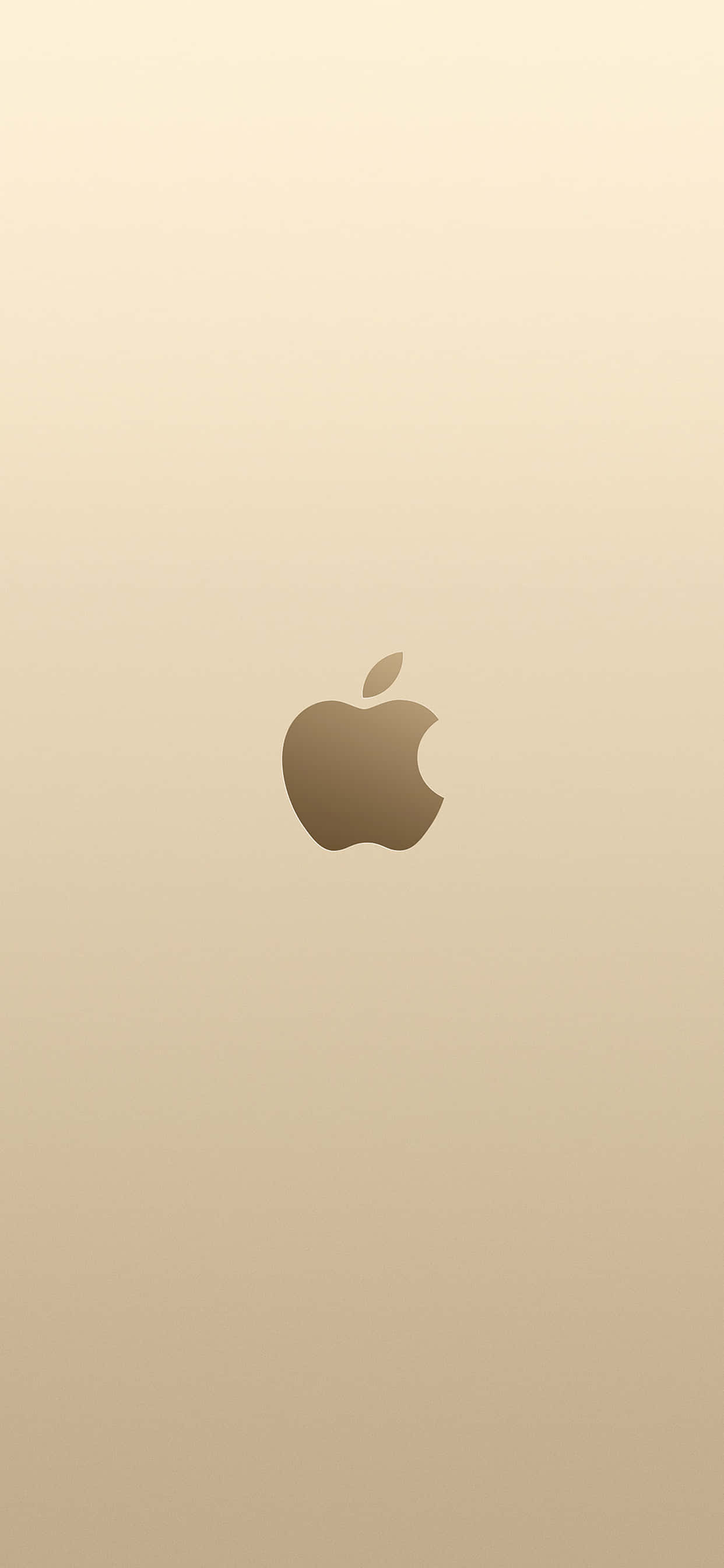 iPhone Logo Gold Background วอลเปเปอร์