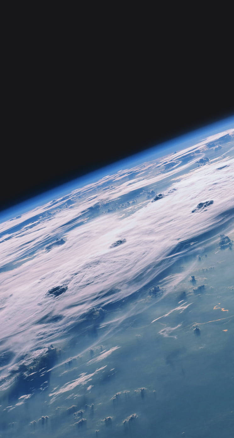 พายุจากอวกาศบน iPhone โดย NASA วอลเปเปอร์