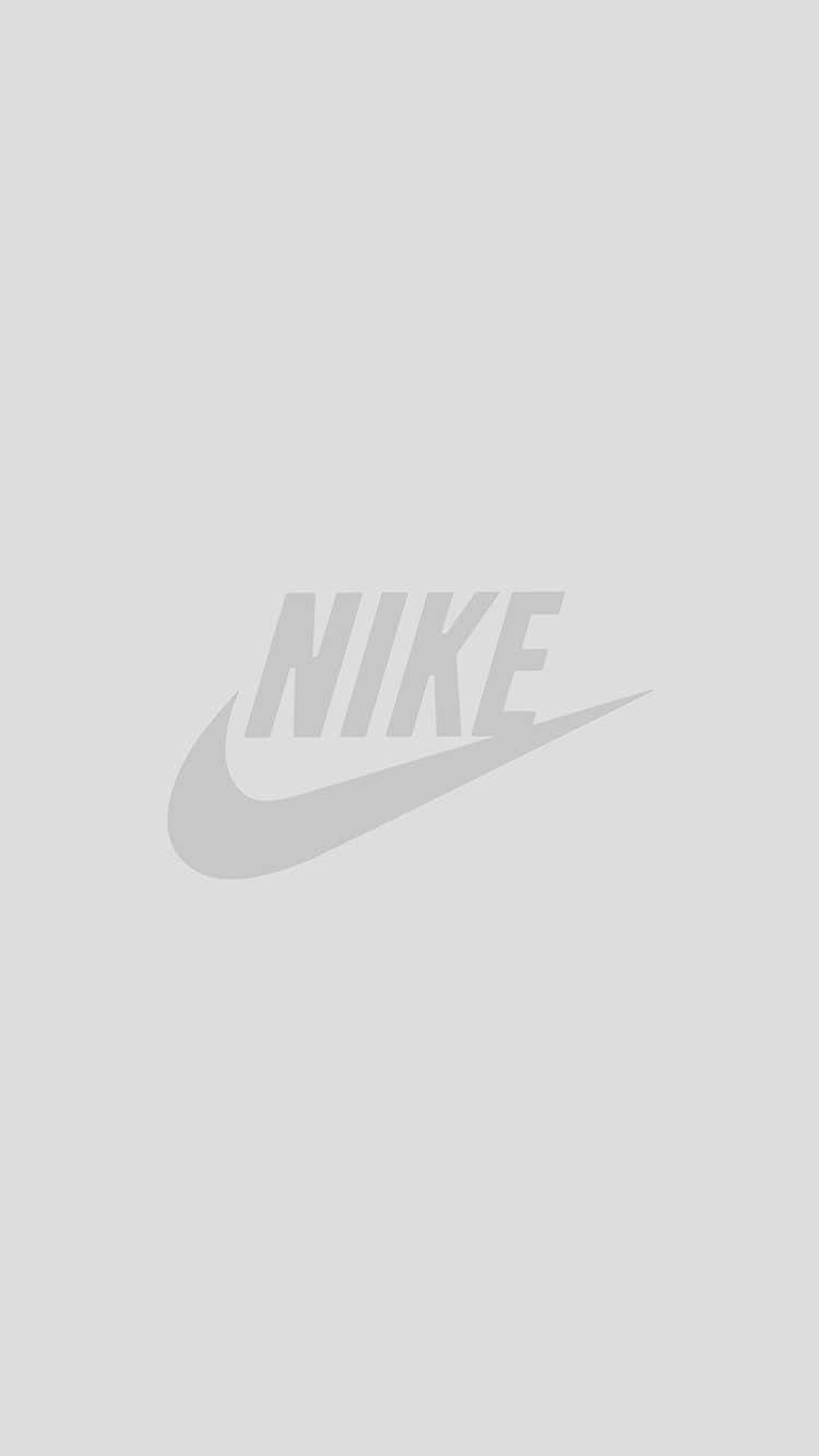 iPhone Nike สีขาวสไตล์มินิมอล วอลเปเปอร์