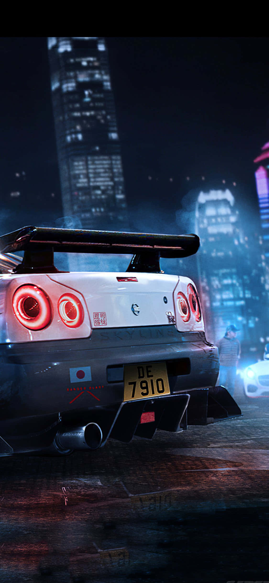 โชว์สไตล์ของคุณด้วย iPhone Nissan Skyline วอลเปเปอร์