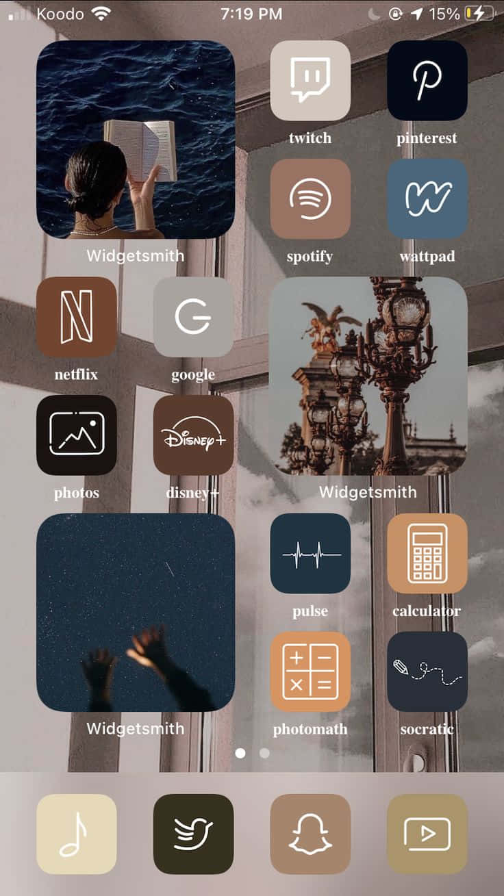 เพลิดเพลินไปกับความสวยงามของสไตล์ iPhone วอลเปเปอร์
