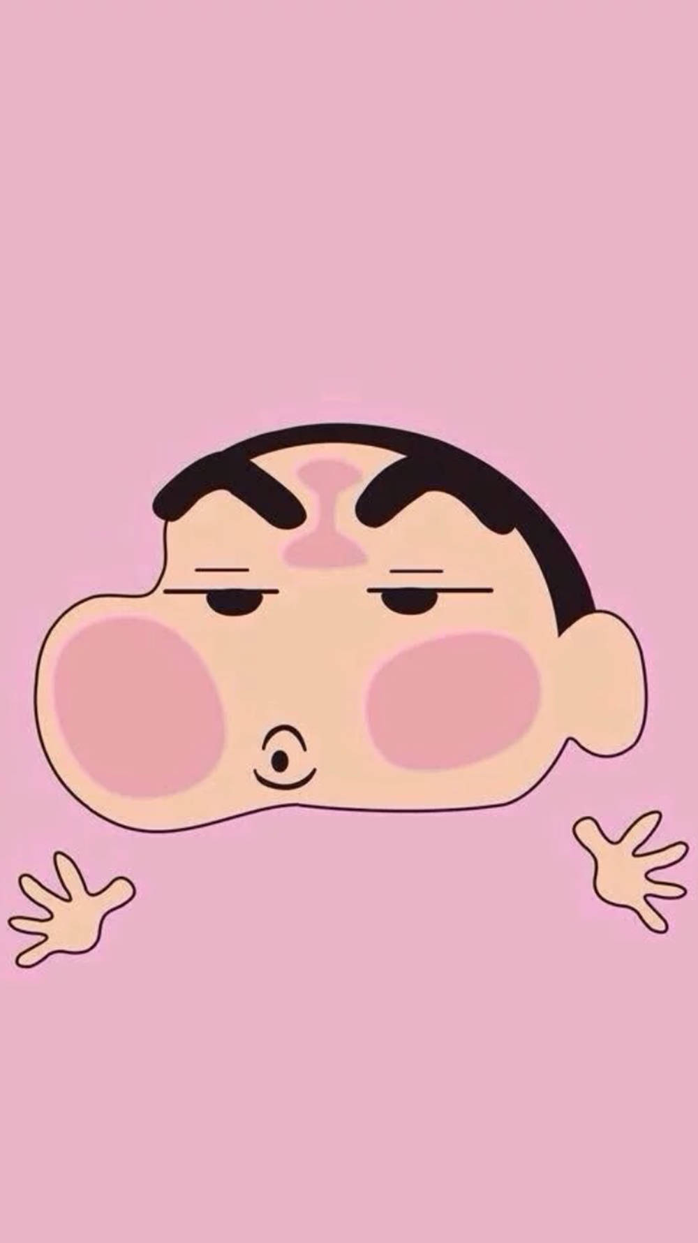 ชินจังตัวการ์ตูนตลก iPhone วอลเปเปอร์