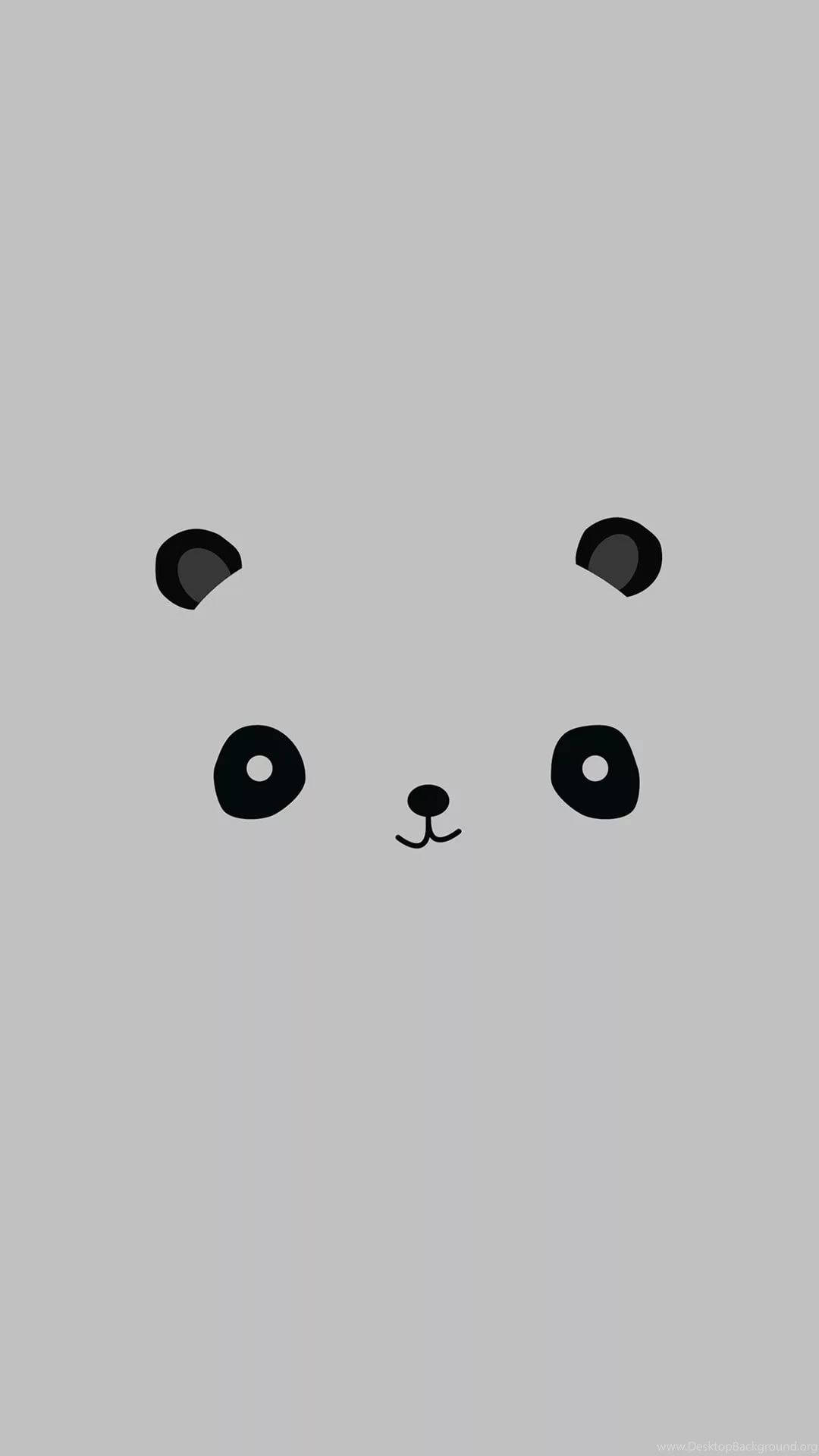 หน้าหมีลายน่ารักสำหรับ iPhone วอลเปเปอร์