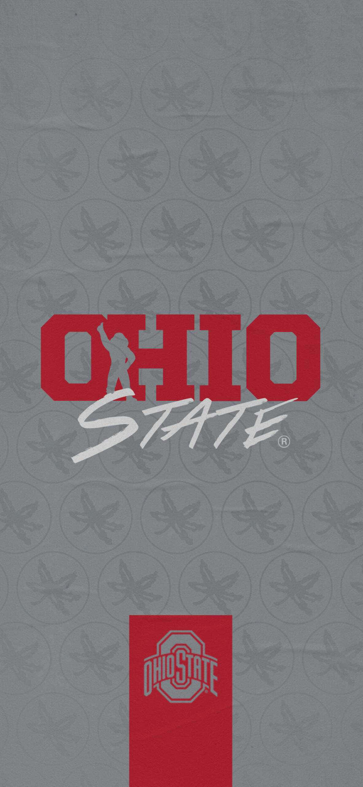 แสดงจิตวิญญาณของคุณ—Ohio State Football บน iPhone วอลเปเปอร์
