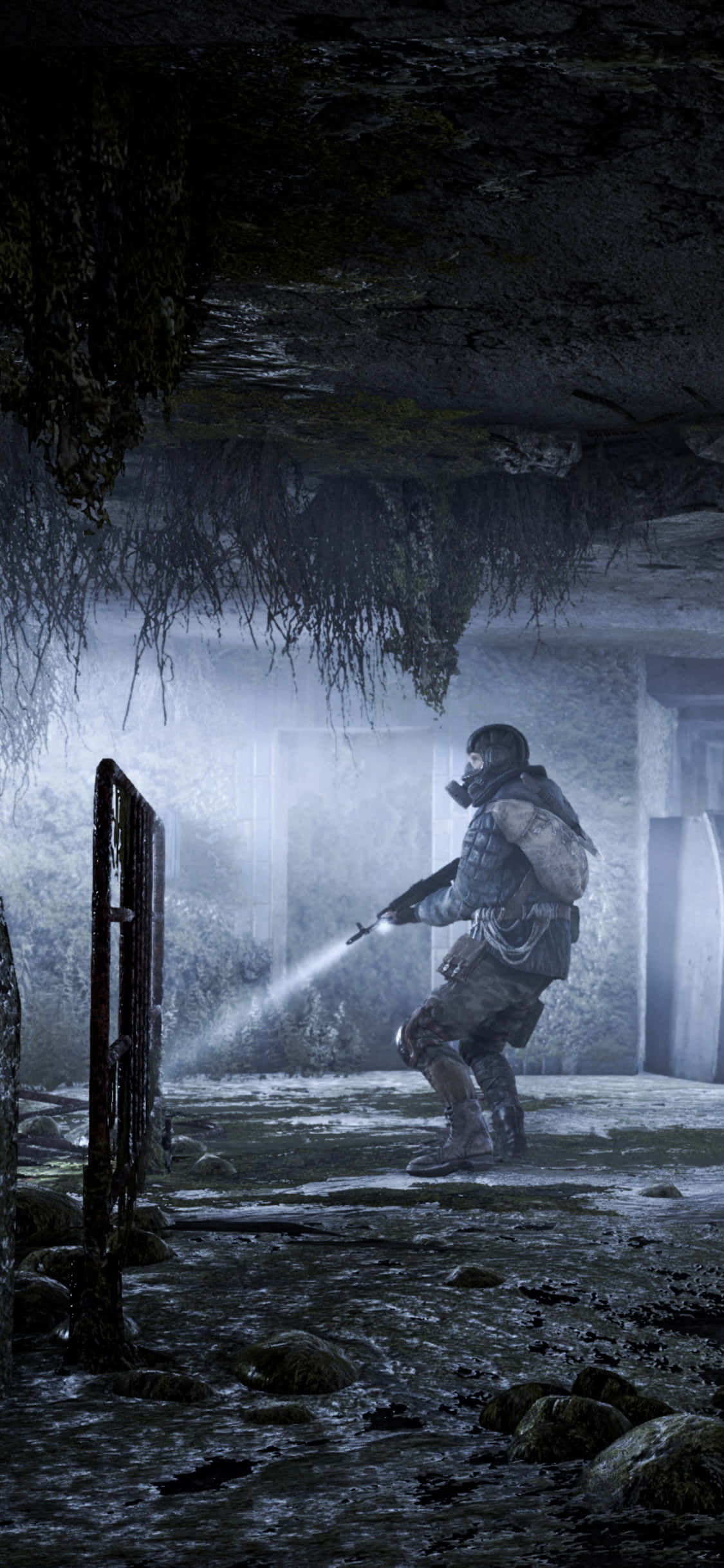สัมผัสความมืดอันน่าตื่นเต้นของรถไฟฟ้าใต้ดินกับ iPhone X วอลเปเปอร์