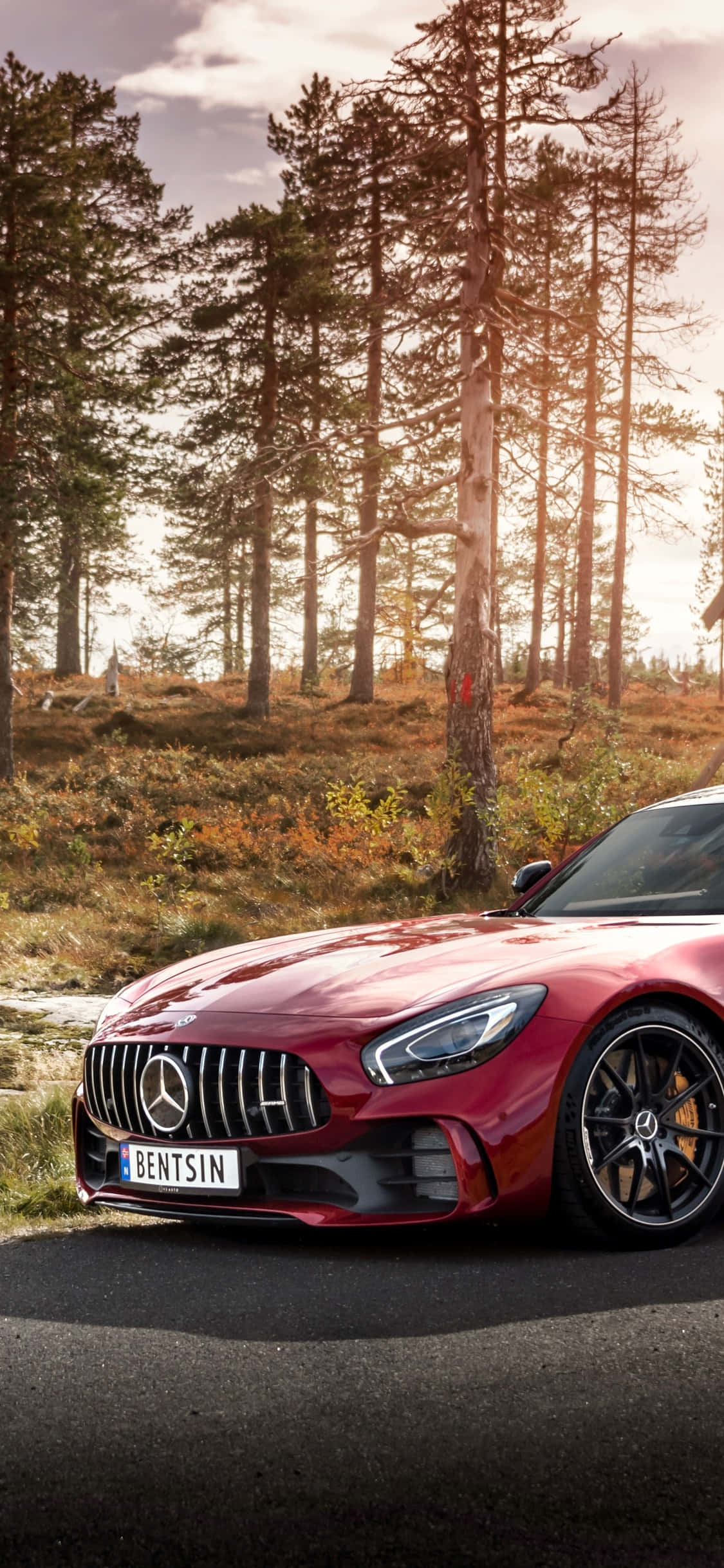พื้นหลัง iPhone X AMG GT-R 2020 AMG GT C วอลเปเปอร์