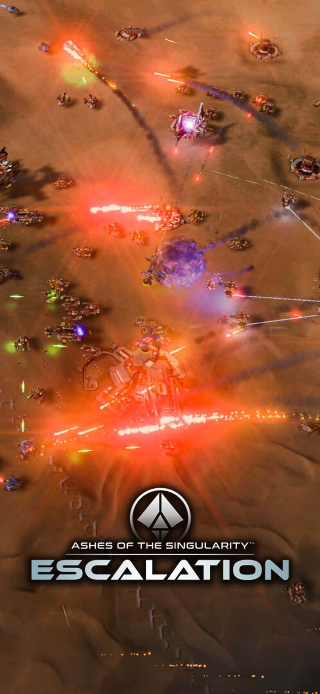 ทดสอบทักษะของคุณด้วย iPhone X ใน Ashes Of The Singularity Escalation วอลเปเปอร์