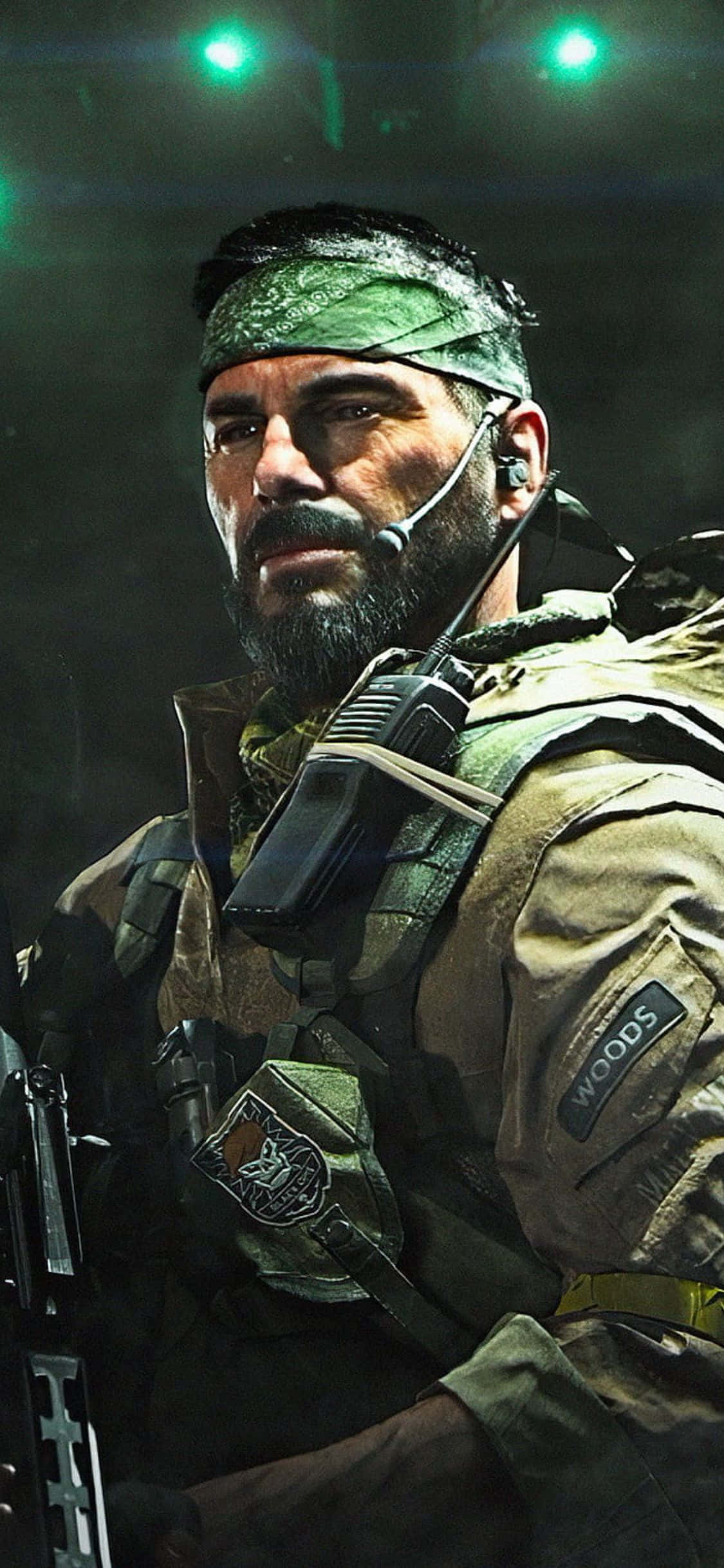 iPhone X Call Of Duty Black Ops Cold War พื้นหลัง Frank Woods วอลเปเปอร์