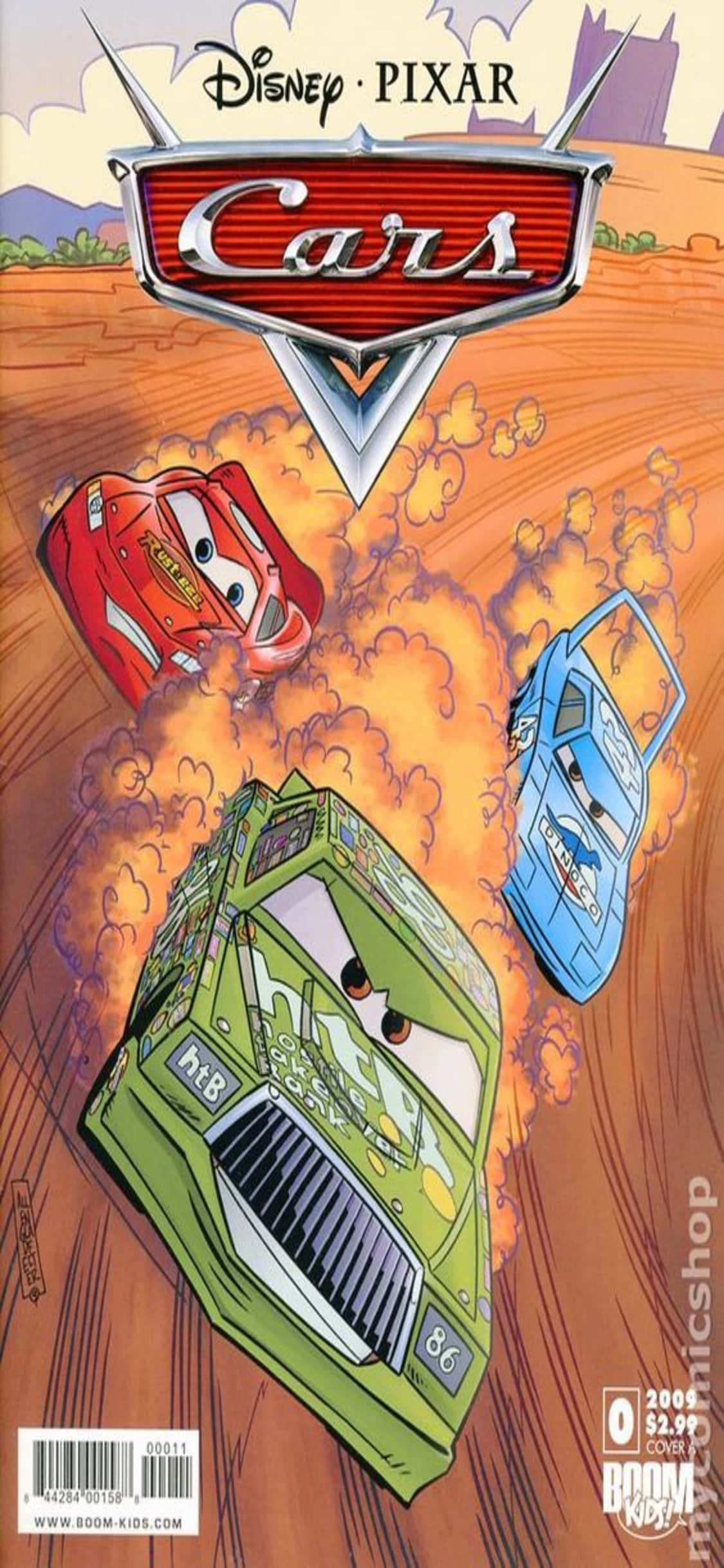 ภาพพื้นหลัง iPhone X จากภาพยนตร์ Cars ของ Disney Pixar วอลเปเปอร์