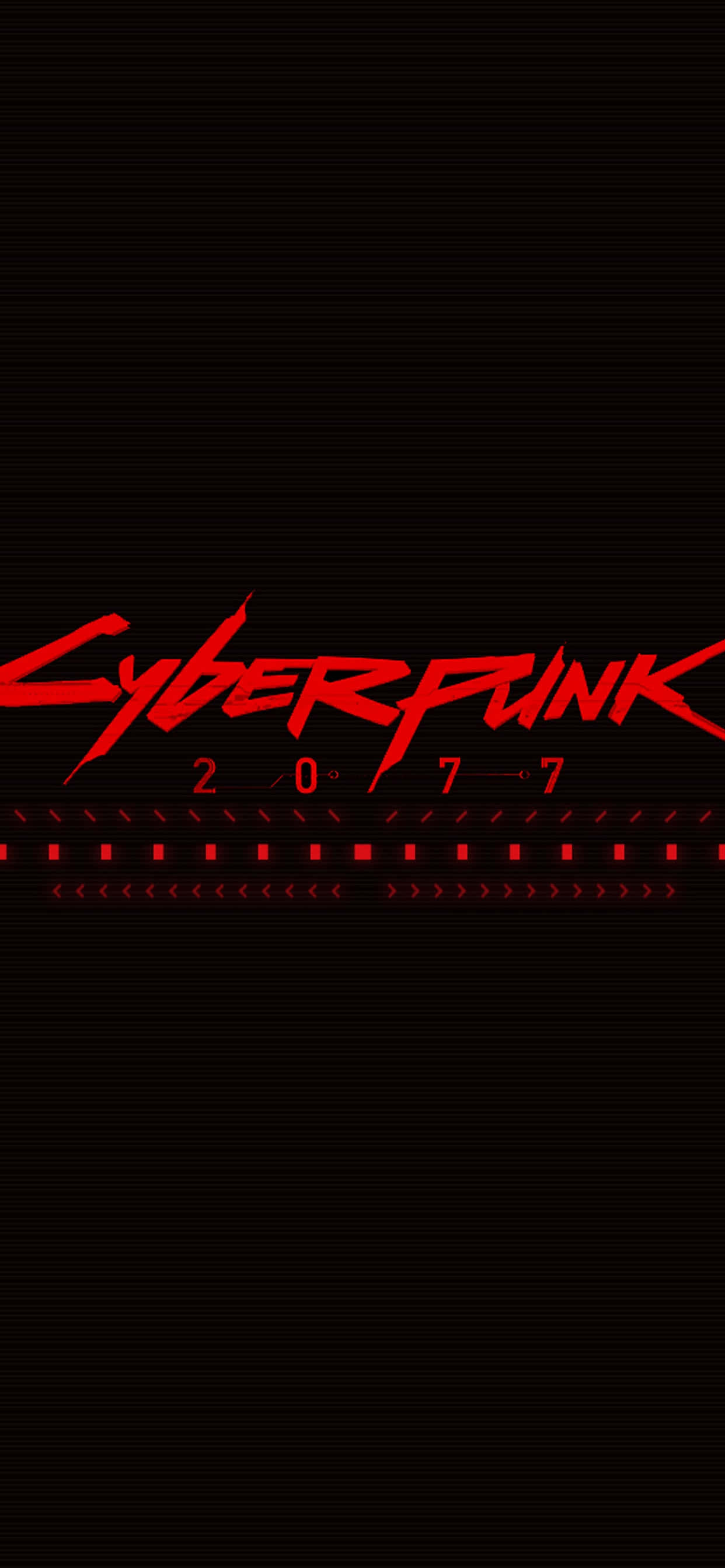 พื้นหลัง iPhone X Cyberpunk 2077 โปสเตอร์สีแดง วอลเปเปอร์
