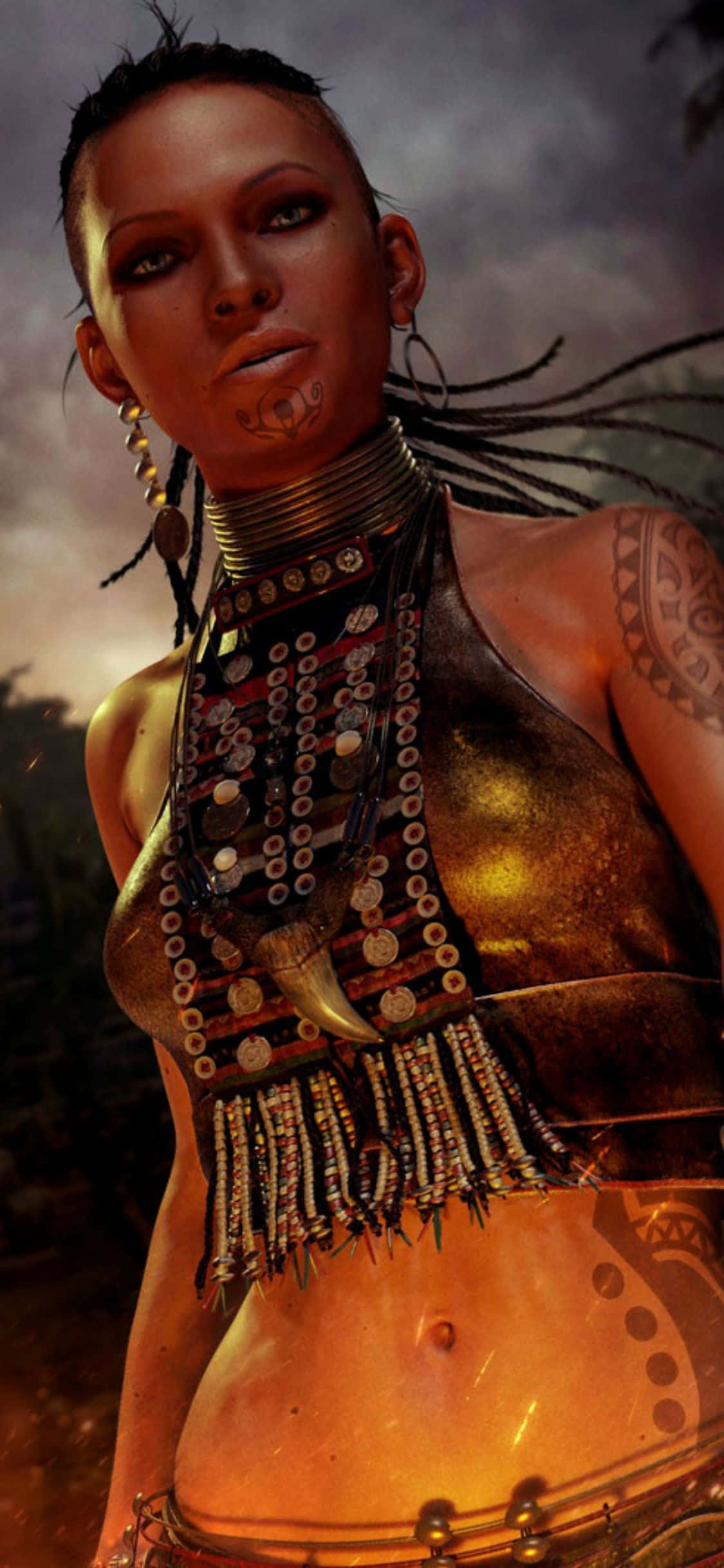 พื้นหลัง iPhone X Far Cry 3 Citra Montenegro วอลเปเปอร์