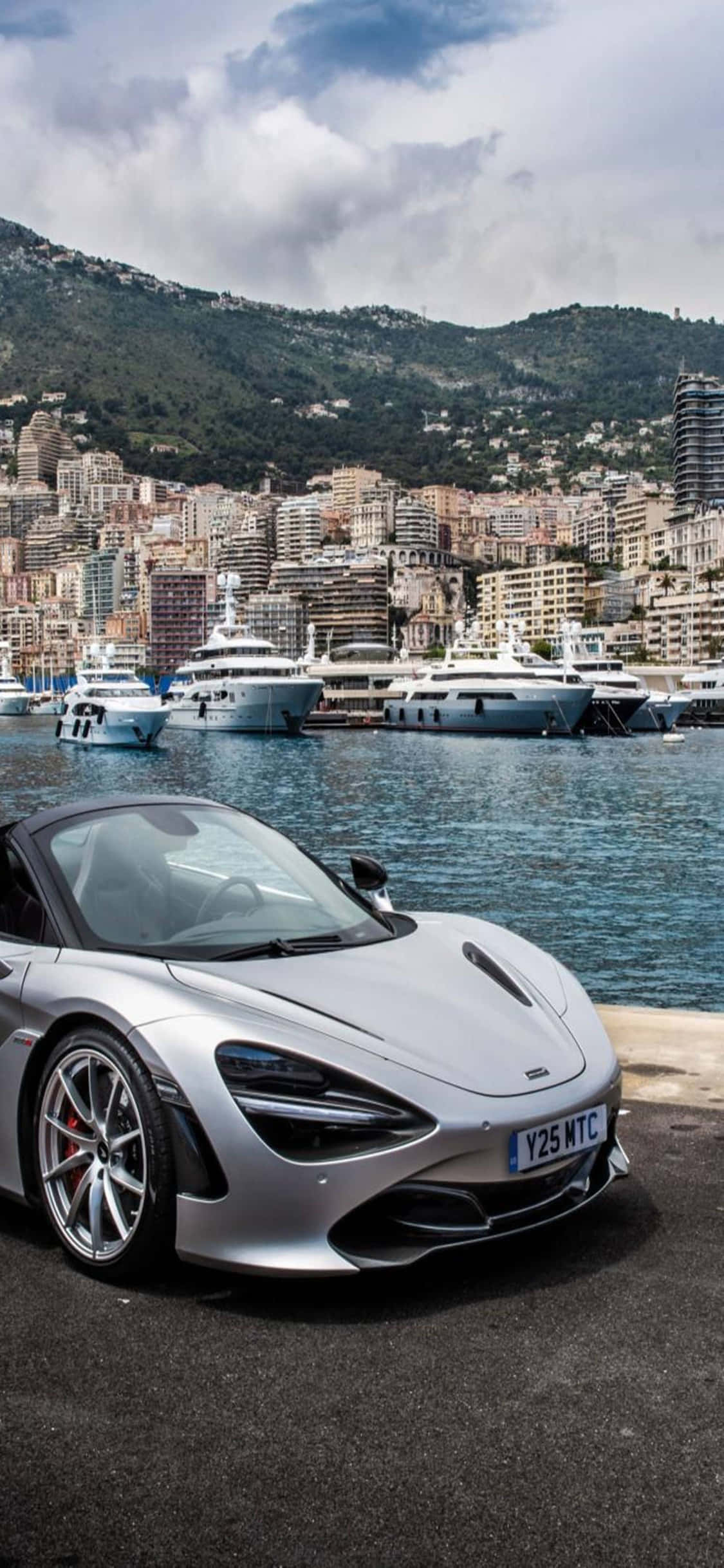 พื้นหลัง iPhone X McLaren 720S มonte Carlo วอลเปเปอร์
