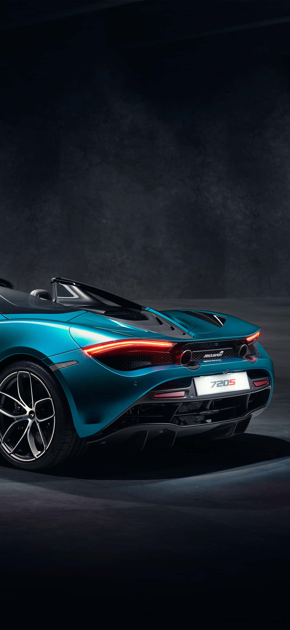 iPhone X McLaren 720s Spider Pista พื้นหลัง วอลเปเปอร์
